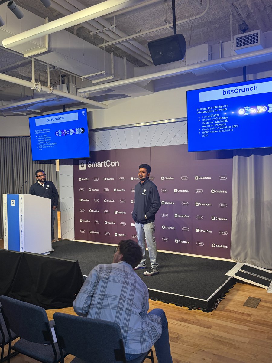 bitsCrunch's tweet image. SmartCon NYC has been pure energy.

Brilliant minds, bold ideas, and onchain conversations that matter.

bitsCrunch staying plugged into where the future’s being built. @chainlink #SmartCon2025 #bitsCrunch #OnchainIntelligence #Web3