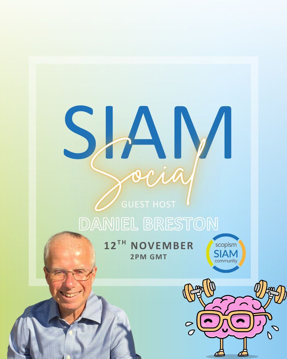 ScopismSteph's tweet image. 1 week to go → Daniel Breston on mental health in ITSM + naming the anti-stigma team.

🗓 12 Nov, 14:00 GMT

🔗 scopism.circle.so/c/events-sched…