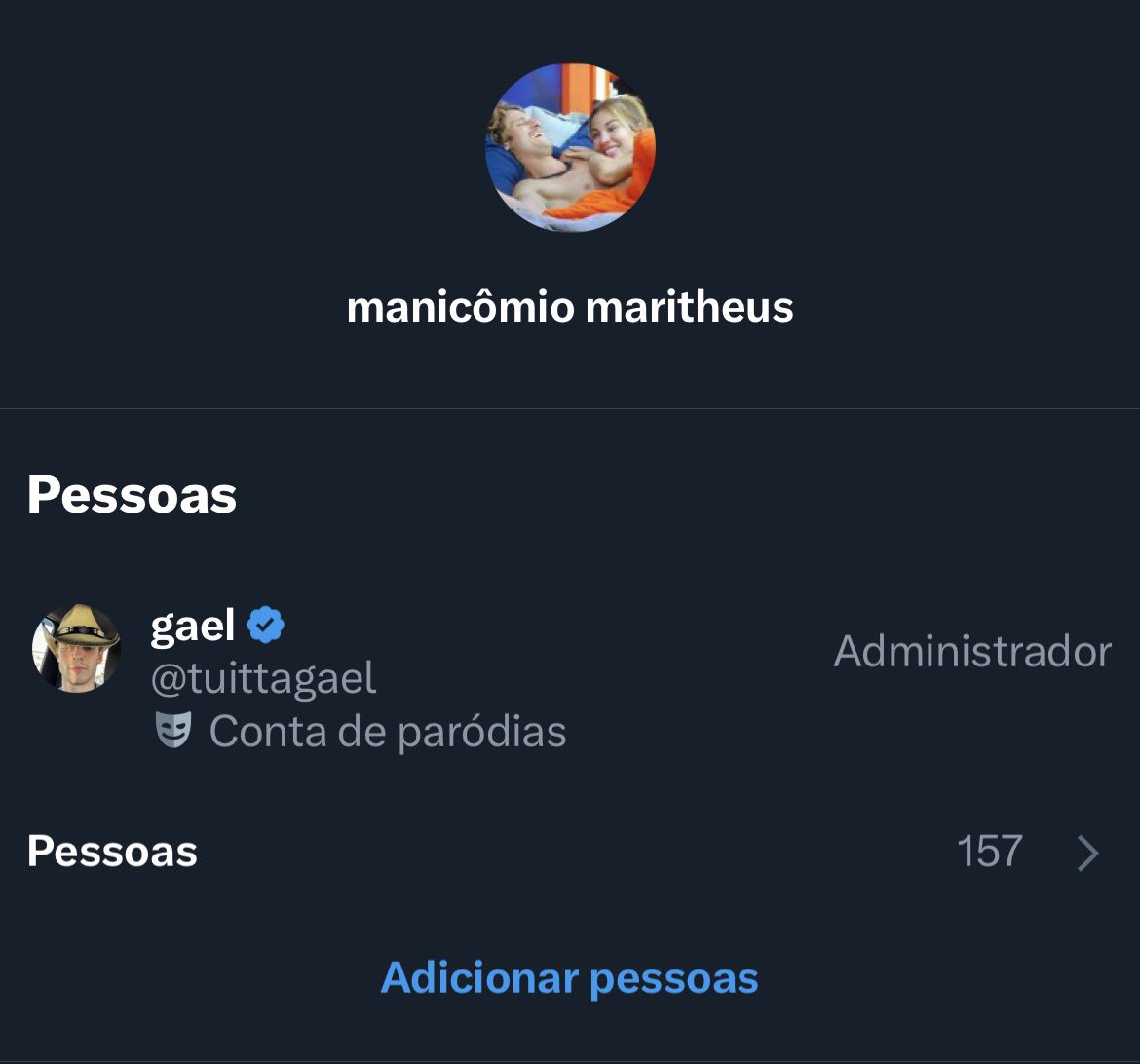 SQUAD MANICÔMIO MARITHEUS 👑

regras:

• dar fav/rt
• comentar in + @ 
• ter a dm aberta 
• seguir <a href="/eumathmm/">Matheus Martins 🃏</a> e <a href="/maria_capor/">MARIA 🐆</a> 

obs: precisa torcer pelos dois

#AFazenda17