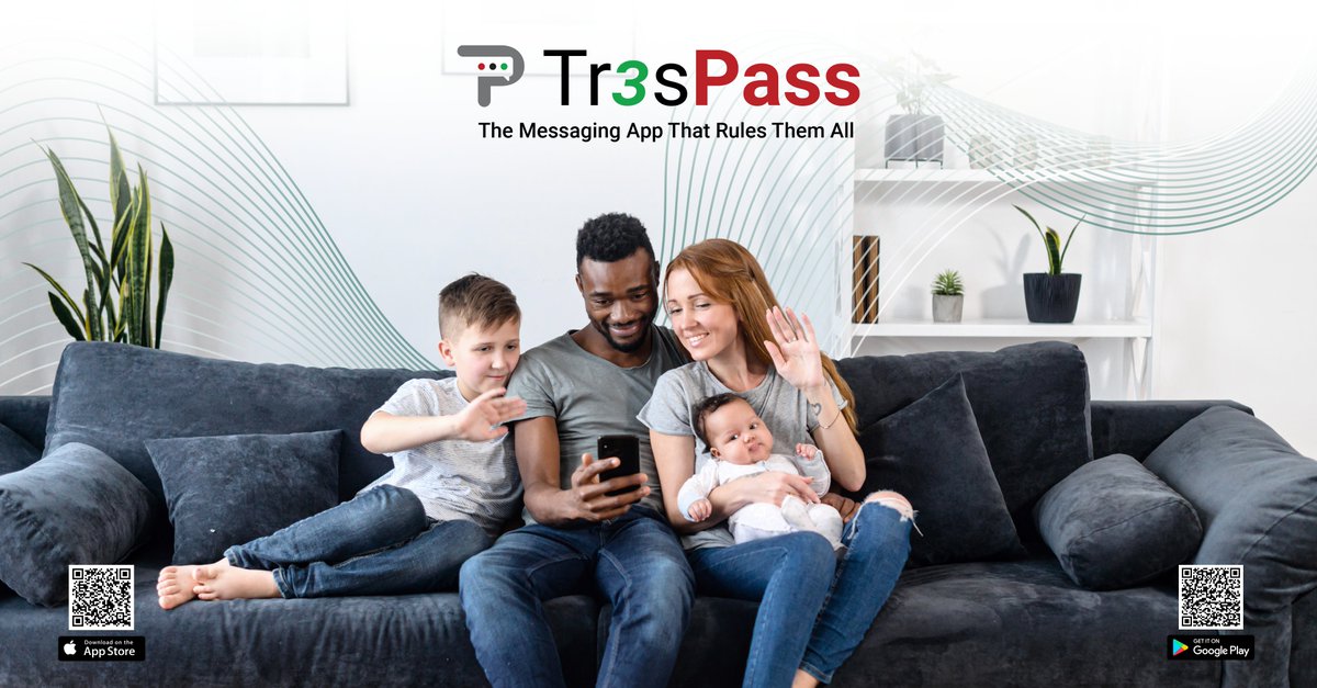Keep your family connected and protected.
With Tr3sPass, your family never has to worry about imposters. Verified identities and secure calls mean you always know exactly who's on the other end. Download #Tr3sPass today.