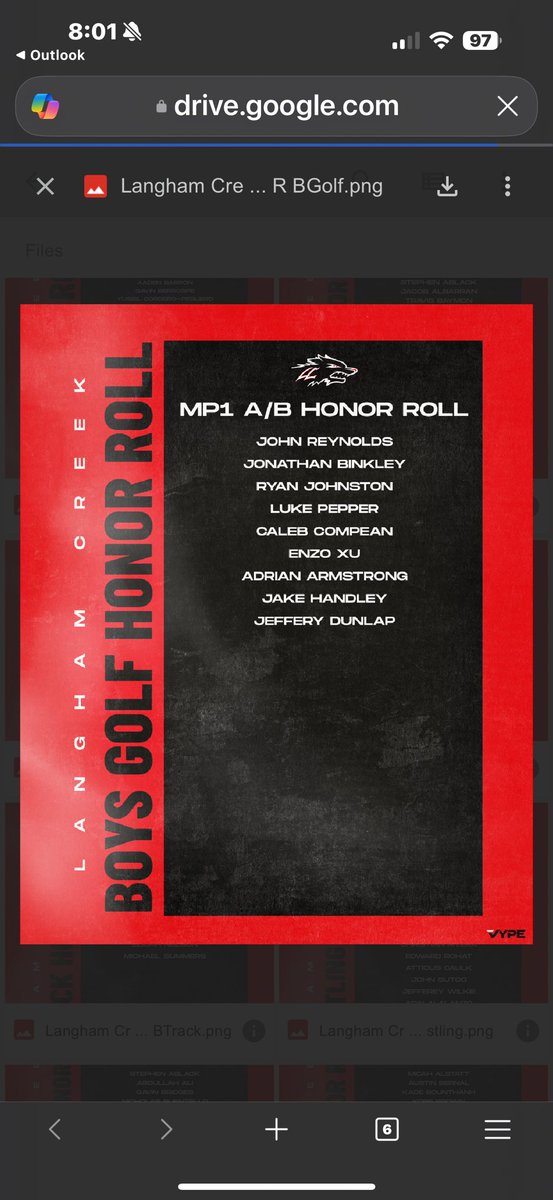 coacharangel's tweet photo. Congratulations to the Following LC Golfers for making AB Honor Roll for the First Grading Period. https://t.co/B6Da5ZOmf5