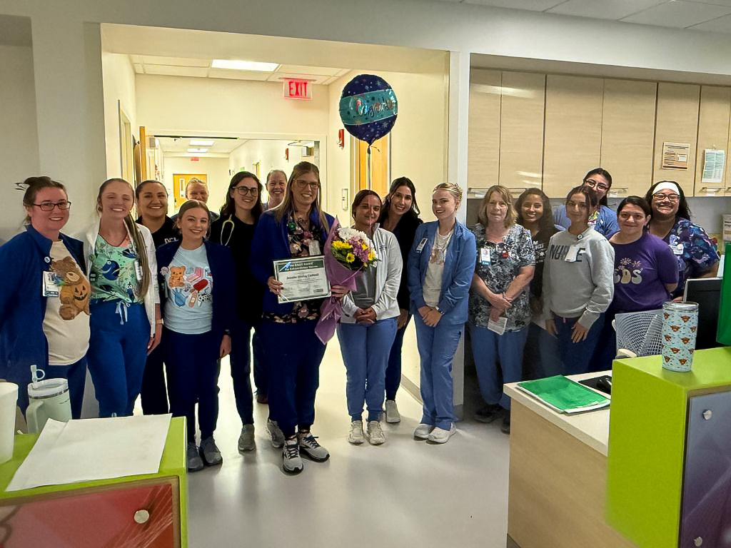 Congratulations to our October #DAISYAward Honorees! 🌼
Thank you, Keisy, Holly, and Jennifer, for representing the very best of #GolisanoChildrensHospital.
Nominate a nurse who goes above and beyond to provide extraordinary care  >> loom.ly/7SYu-ig
<a href="/DAISY4Nurses/">DAISY Foundation</a>