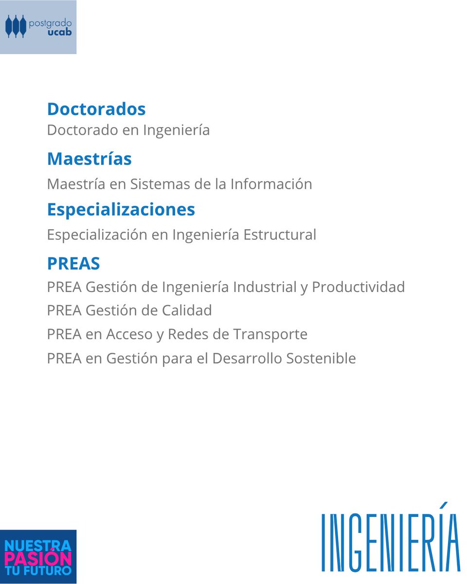 Postgrado UCAB tweet media