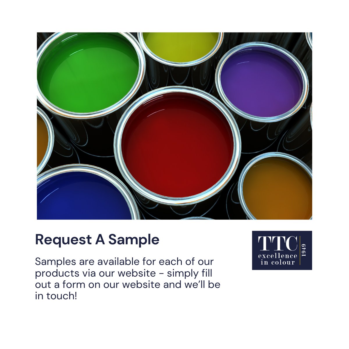 Want to request a sample of our pigments? 

Simply fill out the form on our website, and we'll be in touch!

Request here: d36.co/1bXw8

#pigmentdispersions #paintsandcoatings #colour #pigment