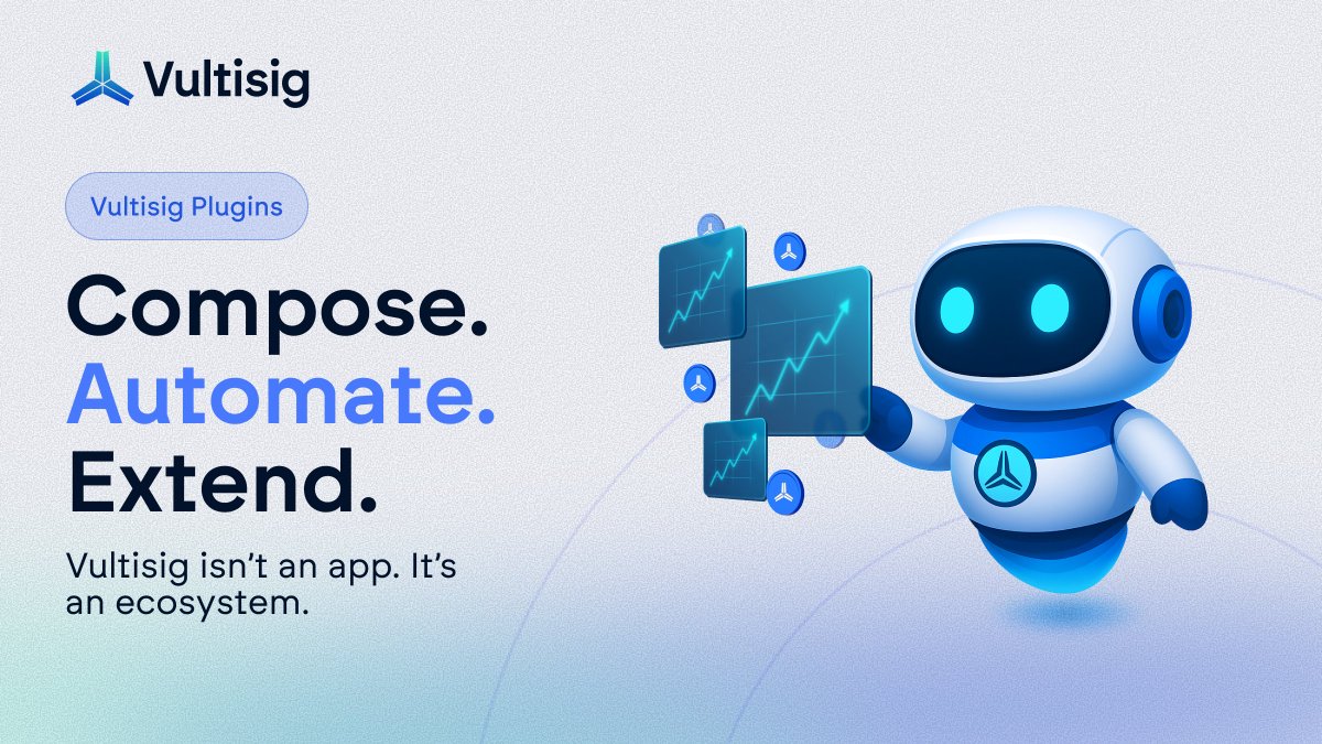 Vultisig is building surfaces you can compose on: 
plugins, SDK, automation hooks, etc.

Future-thinking, future-proof.