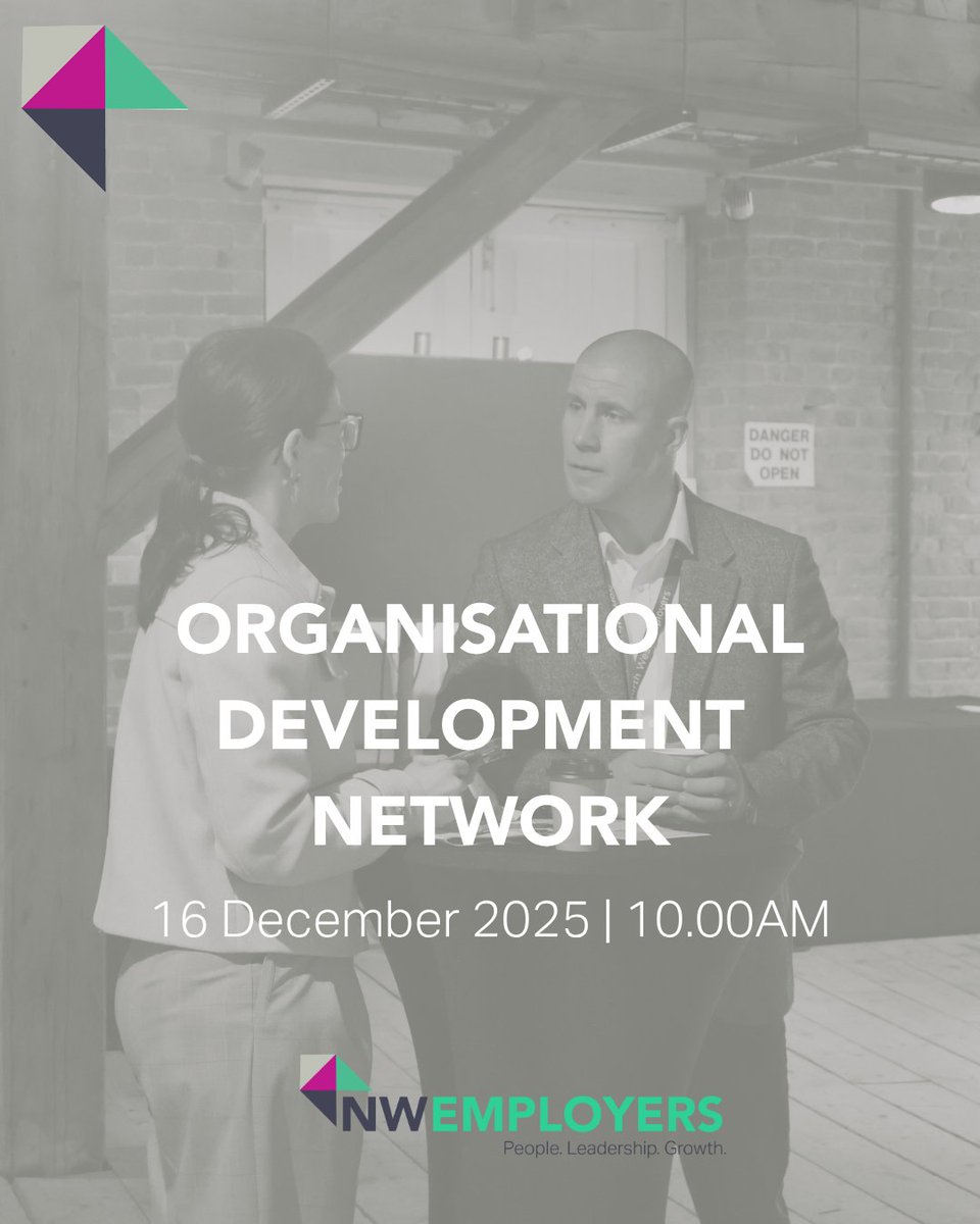 🧠 Next OD Network – Tue 16 December 2025, 10am–12pm
Join Dr Mark Batey (@MMU) for “The Neurodiversity Advantage: Unlocking High Performance through Inclusion.” 

🔗 Book your place: lnkd.in/eGnhvwTH