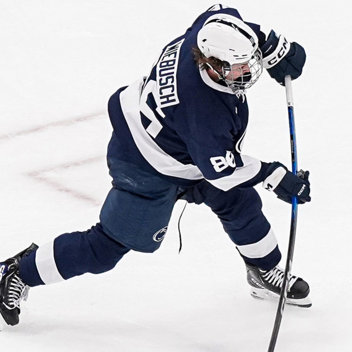 DID YOU KNOW, for the fifth-straight week, a <a href="/PennStateMHKY/">Penn State Men’s Hockey</a> player has been honored as a #BigTen Star of the Week, with JJ Wiebusch as Second Star, Gavin McKenna as Third, Charlie Cerrato as First, JJ Wiebusch as First and Matt DiMarsico as First? #WeAre #PennState #HockeyValley