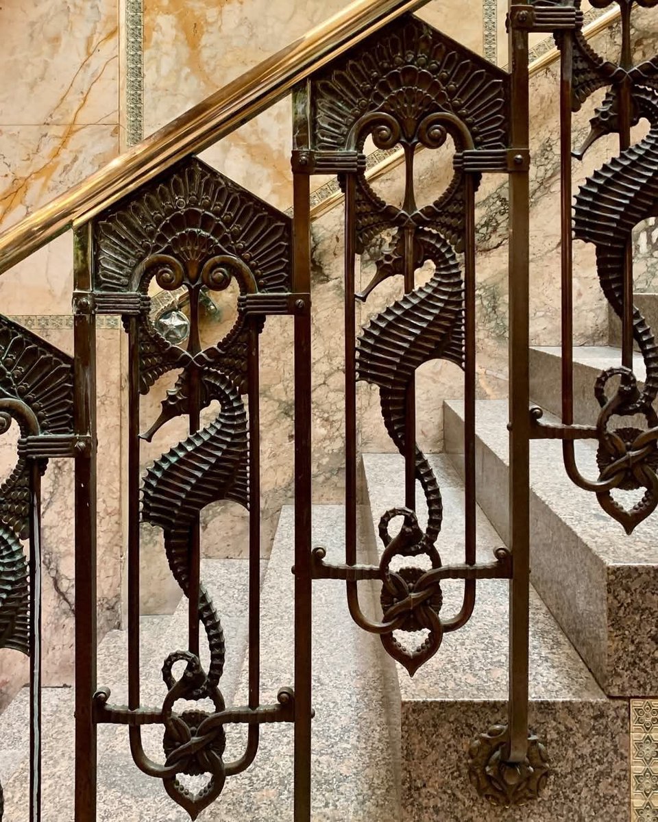 Good Afternoon 
Such a wonderful Seahorse staircase in Rotterdam bit jut sure where.    Definitely worth a post.  Such craftsmanship