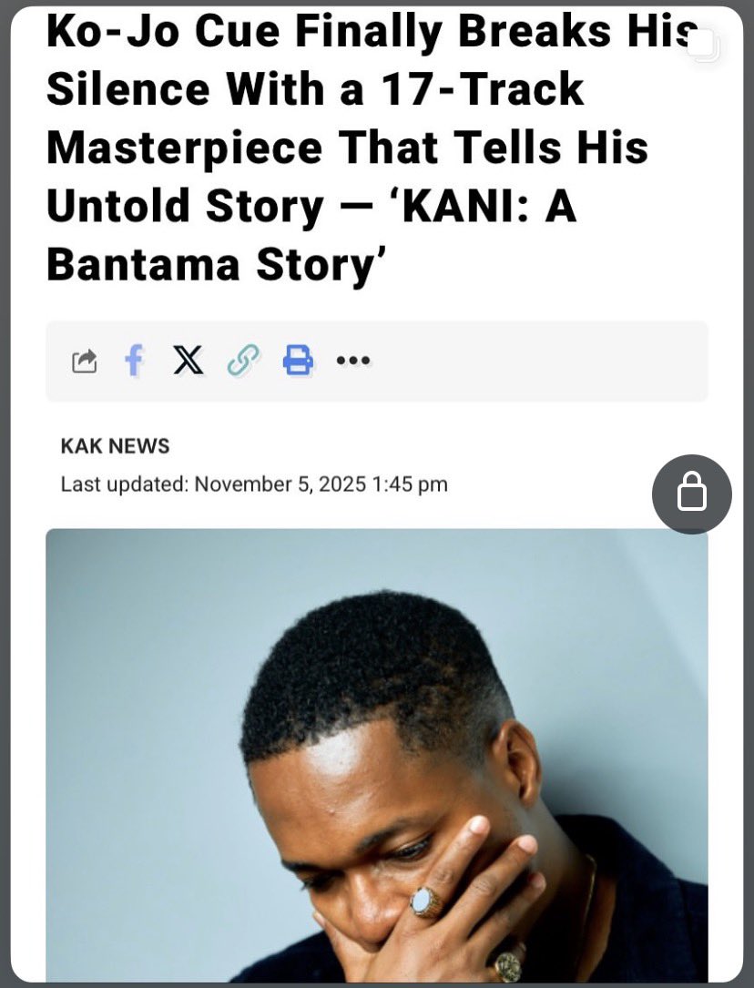 CHECK THIS: [ kaknews.com/ko-jo-cue-fina… ] 

Cc: <a href="/KOJO_Cue/">KANI</a> 
#kojocue #kani #bantama