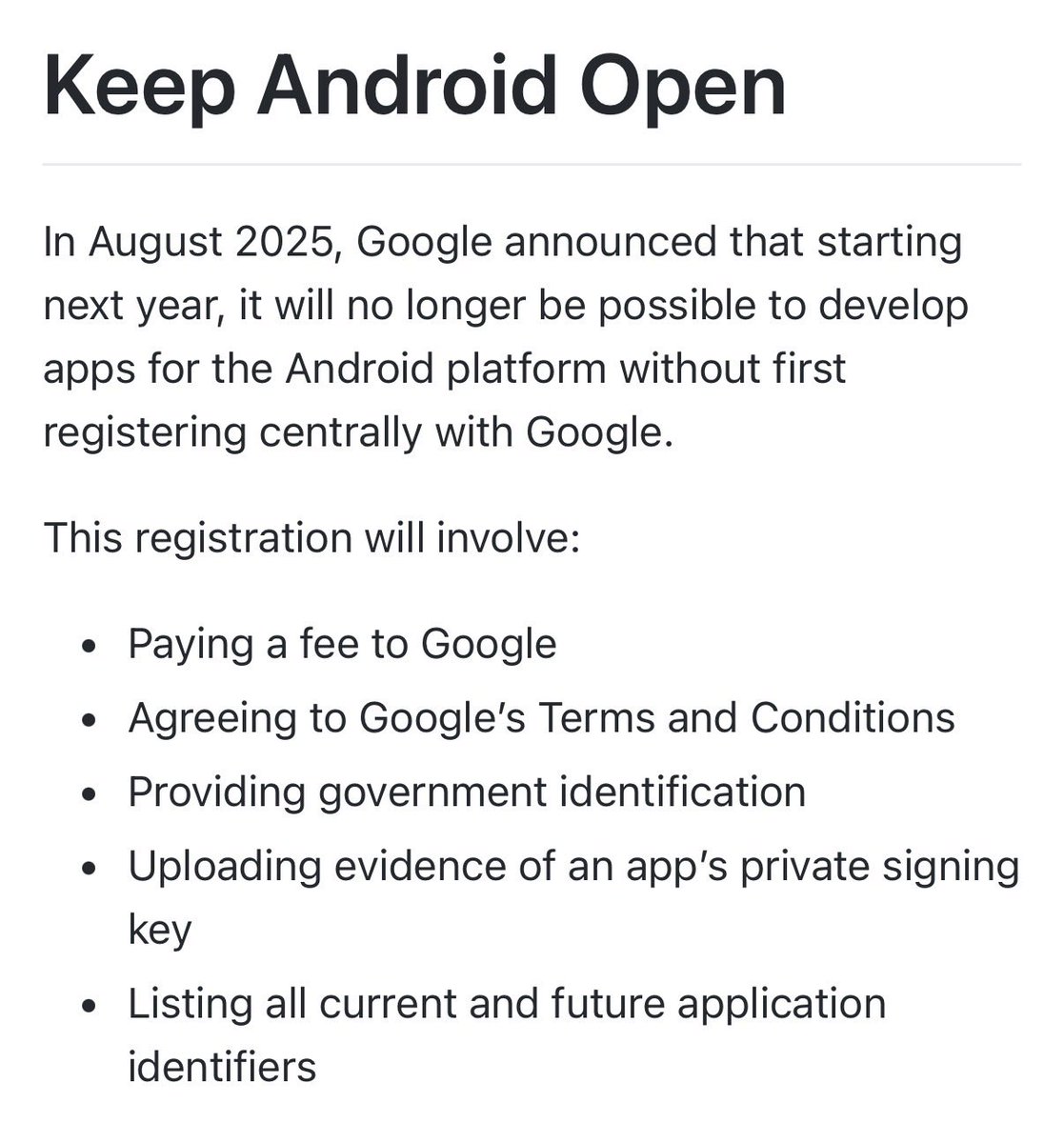 Google just took a look at all the antitrust lawsuits Apple has been embroiled in over App Store monopolisation and thought “hey, it’s about time we did some of that”