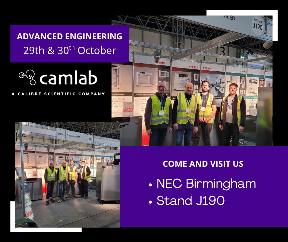 Camblab's tweet image. Weโre all set up and ready to go at Advanced Engineering 2025!
Come and visit the Camlab team at Stand J190 in the NEC Birmingham. Weโre excited to meet you, showcase our latest innovations, and talk all things lab equipment and solutions.
#AdvancedEngineering #LabEquipment