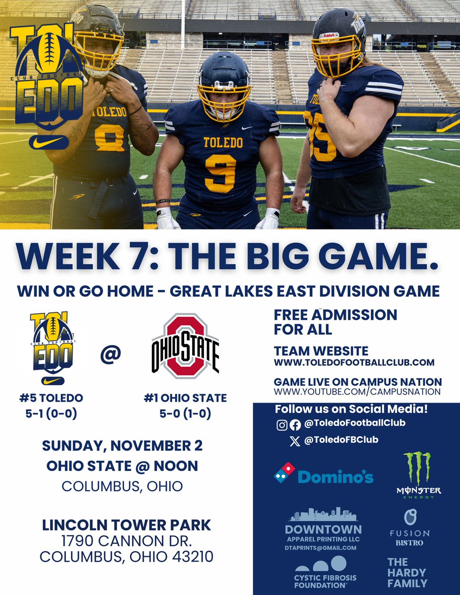 Win or go home. Do or Die. All or Nothing.

Enough said. Bring everyone you know to Columbus and be LOUD Rockets! 🚀🚀