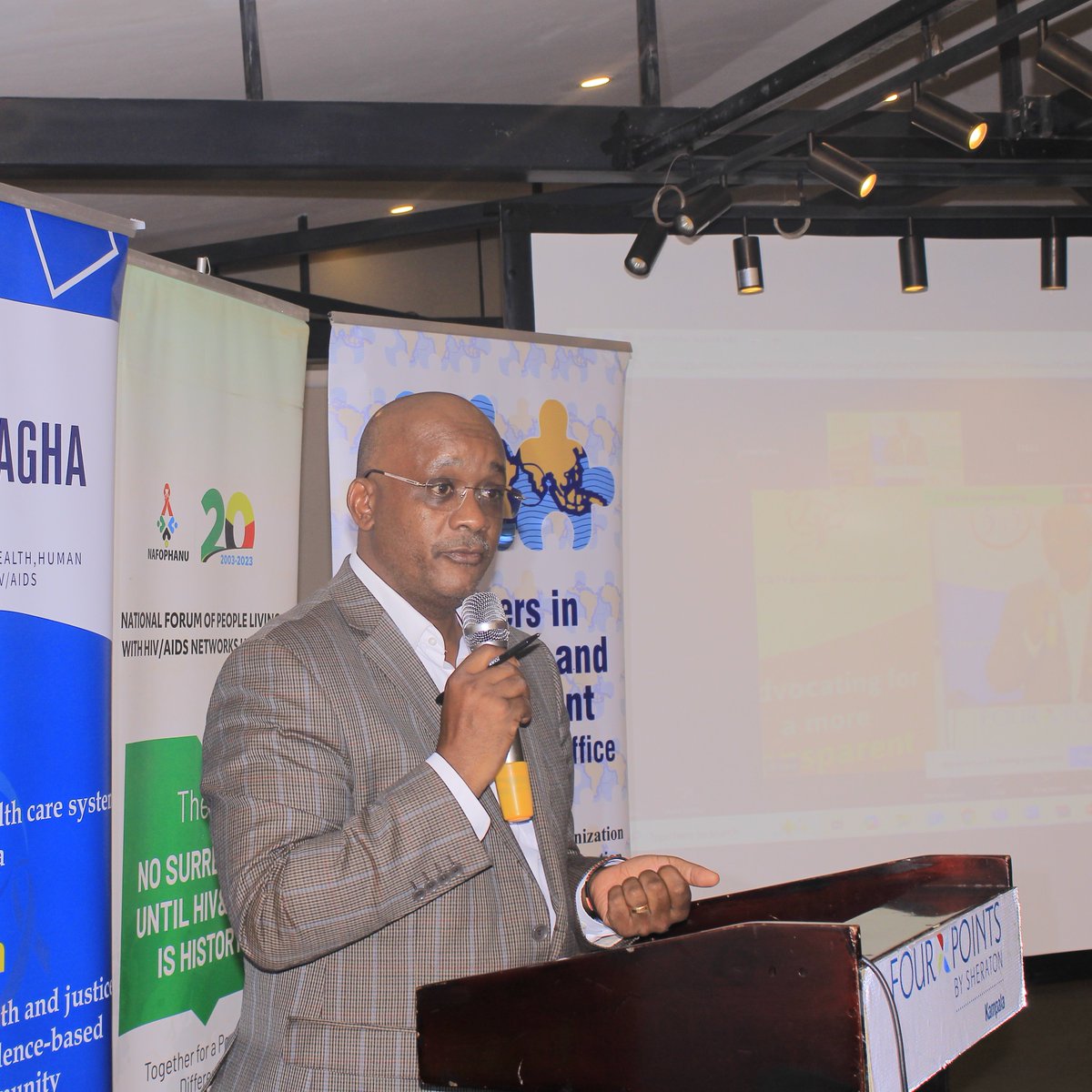 Jackie Katana the Executive Director Faith for Family Health Initiative and Healthy Aging Platform shared her keynote address where she looked at the trends of Health Financing in Uganda and its implications for Equity and Financial Protection.

The <a href="/CSBAGUGANDA/">CSBAG (csbag.org)</a> ED <a href="/JuliusMukunda/">Julius Mukunda - truth always counts!</a>