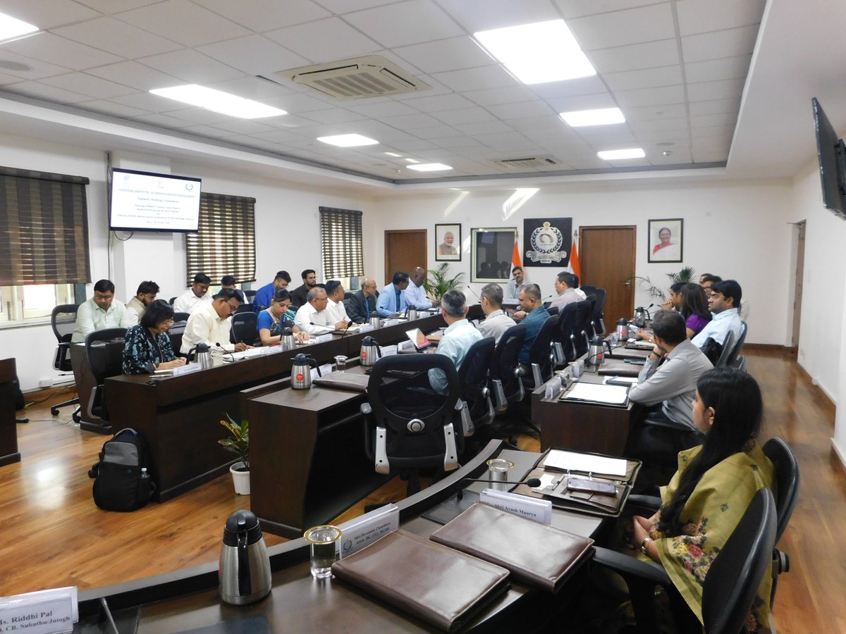 NIDEM_GoI's tweet photo. NIDEM organised a three-days “Rashtriya Karmayogi Jan Seva Bhav” programme for the IDES officers, Balmer Lawrie Investments, and the National Sugar Institute. Conducted under the guidance of the Government of India and the Capacity Building Commission.
#CBC #iGoTKarmayogi #MoD https://t.co/V5nB0QNnIc