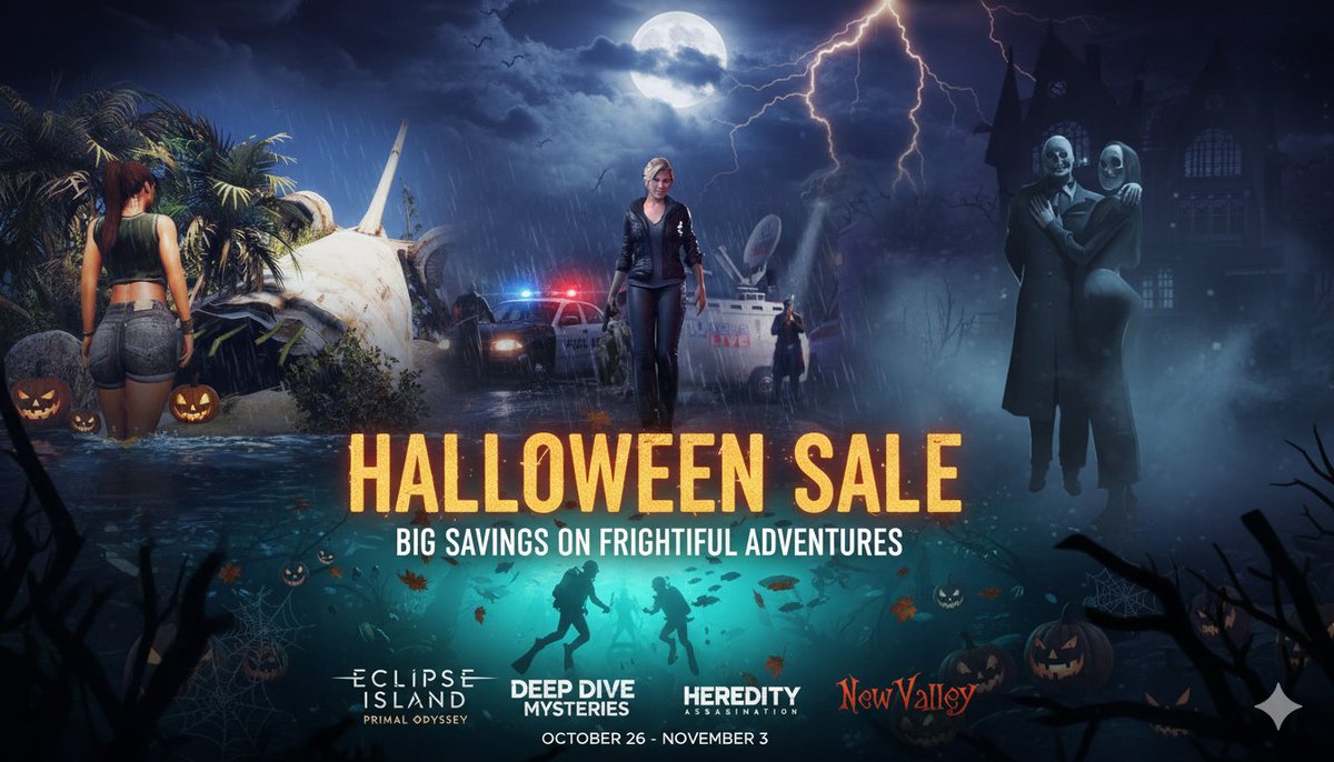 Don't miss out on our halloween sales.
50%of now on each purchase and join us on patron for exclusive dlc and contents
👇👇🎁 Buy now
itch.io/s/162468/hallo…
#gamedev #wishlistwednesday #WWECrownJewel #WINTER #Trending