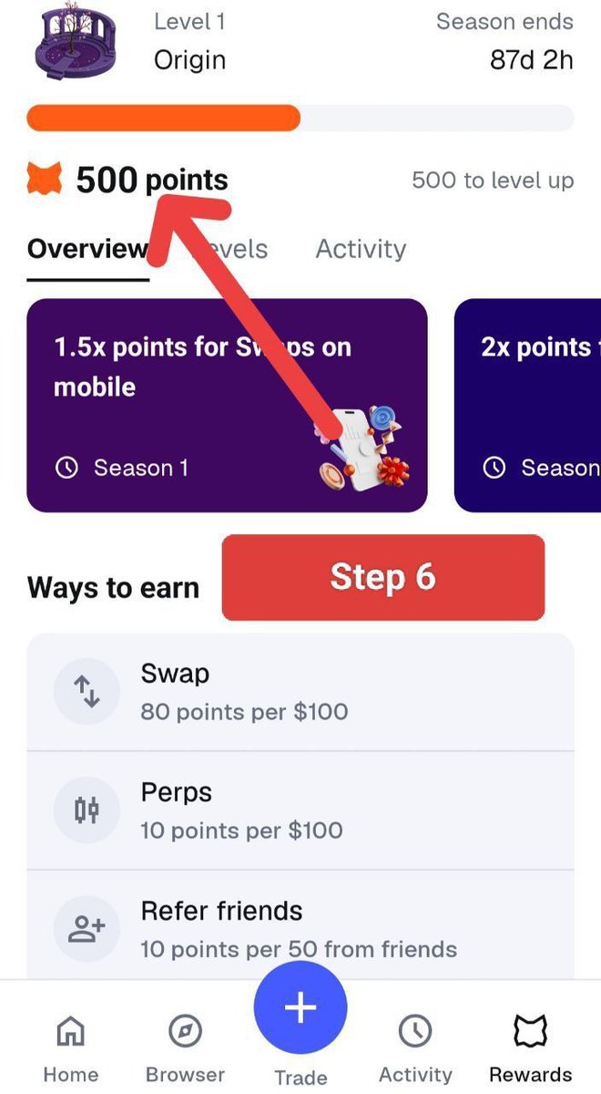 Now <a href="/Metamask/">MetaMask 🦊</a> Rewards Program Season 1 LIVE For All User

✅️ Season 1 Live For 90 Days Start Over $30M In A $Linea Token

➡️ How To Earning Metamask Points Full Steps 👇

- Update Metamask App from Play Store Or Update
- Open App → Go to Reward Section 
- Click “Claim” or