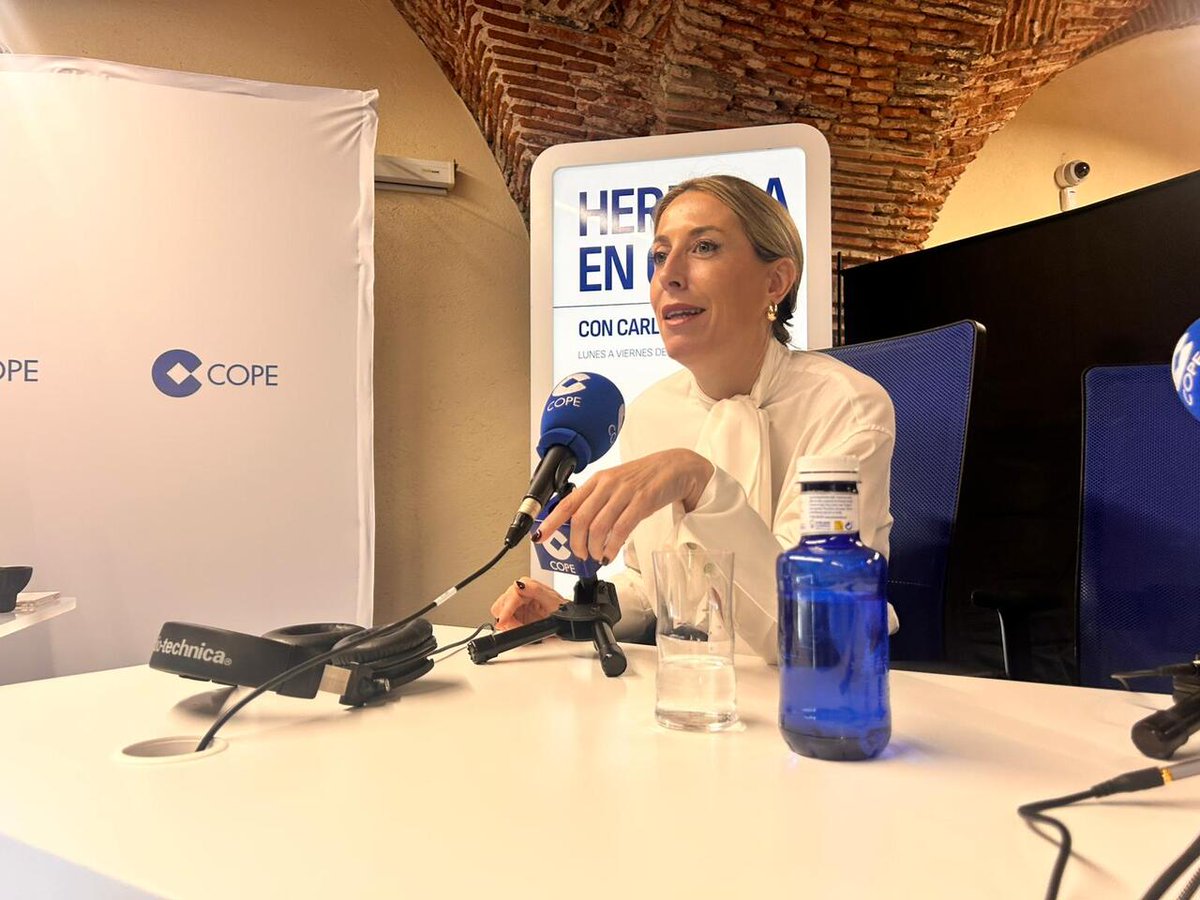 🎧<a href="/MGuardiolaM/">María Guardiola</a>, en COPE: "Vox crece con la crispación, dándole alas a Sánchez, que está muy cómodo con el crecimiento de los de Abascal"

<a href="/Junta_Ex/">Junta de Extremadura</a> 
 ver.cope.es/fj7mu10