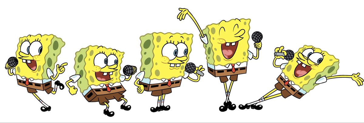 Wanted to respect ezzys choice by letting absorbent stay in the past  and at the time I was busy so mods over so here’s the sprites I made for it they were gonna be frame by frame but didn’t get to animate them yet #FNF #spongebob