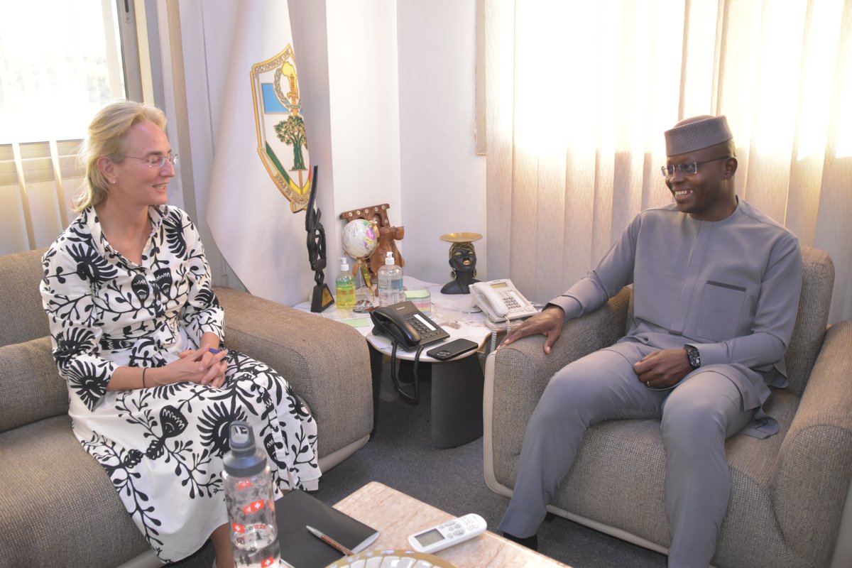 <a href="/DG_EMPABB/">Souleymane Sangaré</a>  met with <a href="/SwissAmbSahel/">Ambassadrice Cédrine Beney</a>   to discuss the strengthening of the partnership between <a href="/EMP_Bamako/">EMP-ABB</a> and <a href="/SwissGov/">Swiss Federal Government</a>  <a href="/DDCMali/">Coopération suisse au Mali</a>