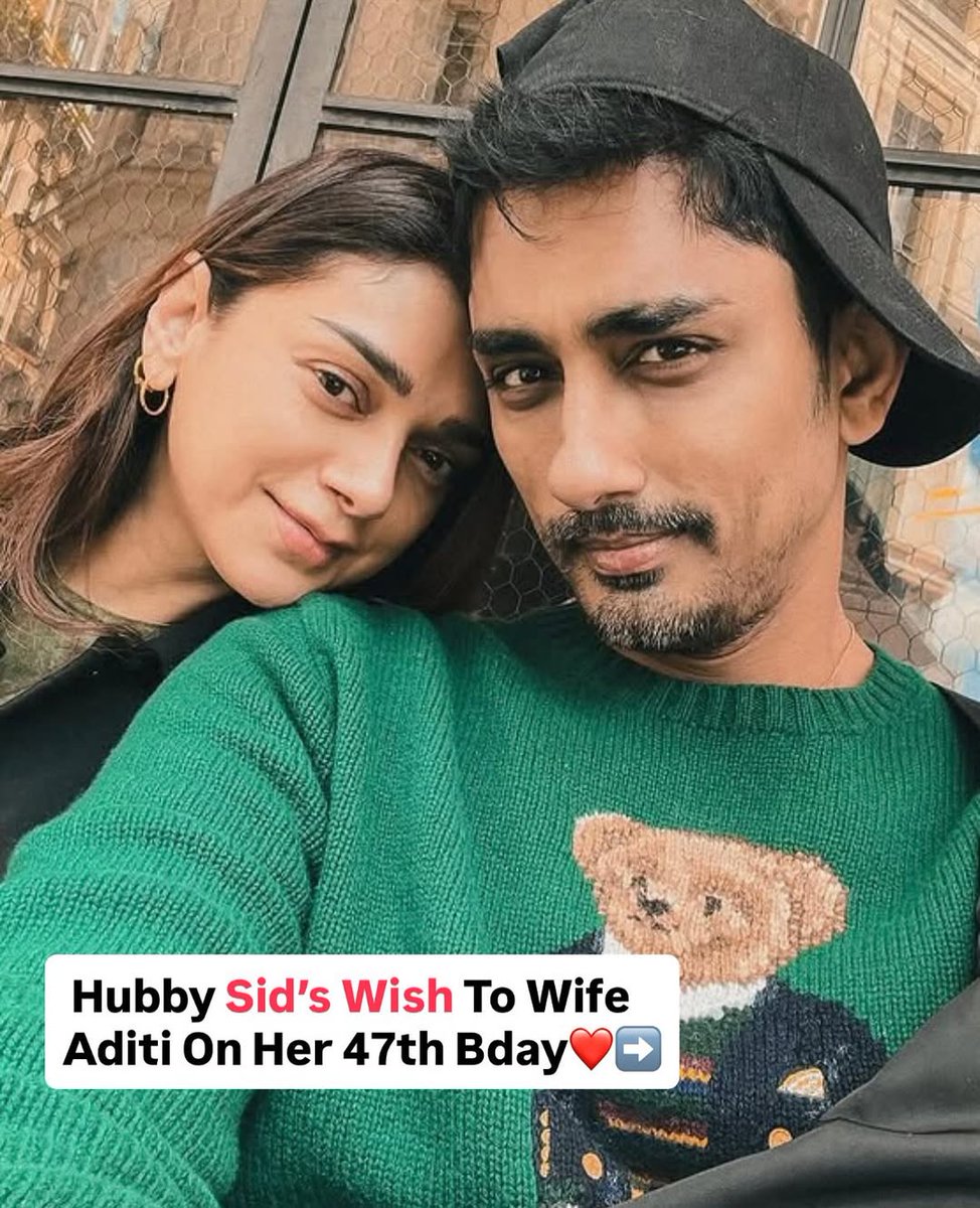 alldatmatterz_'s tweet image. Aditi just turned 47 and still stealing hearts! ❤️ Hubby Sid shared the sweetest birthday wish for his queen 💘✨
#AditiRaoHydari