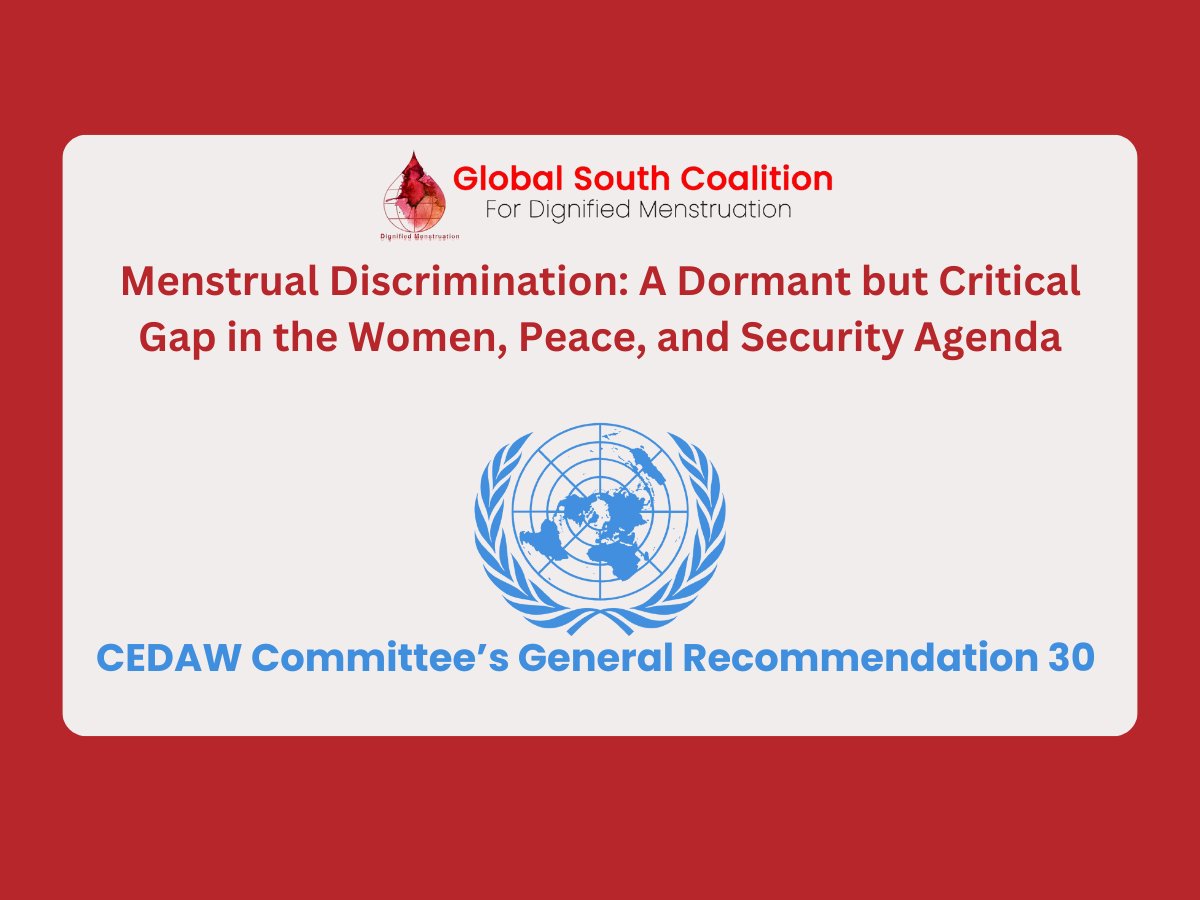 Global South Coalition for Dignified Menstruation tweet media