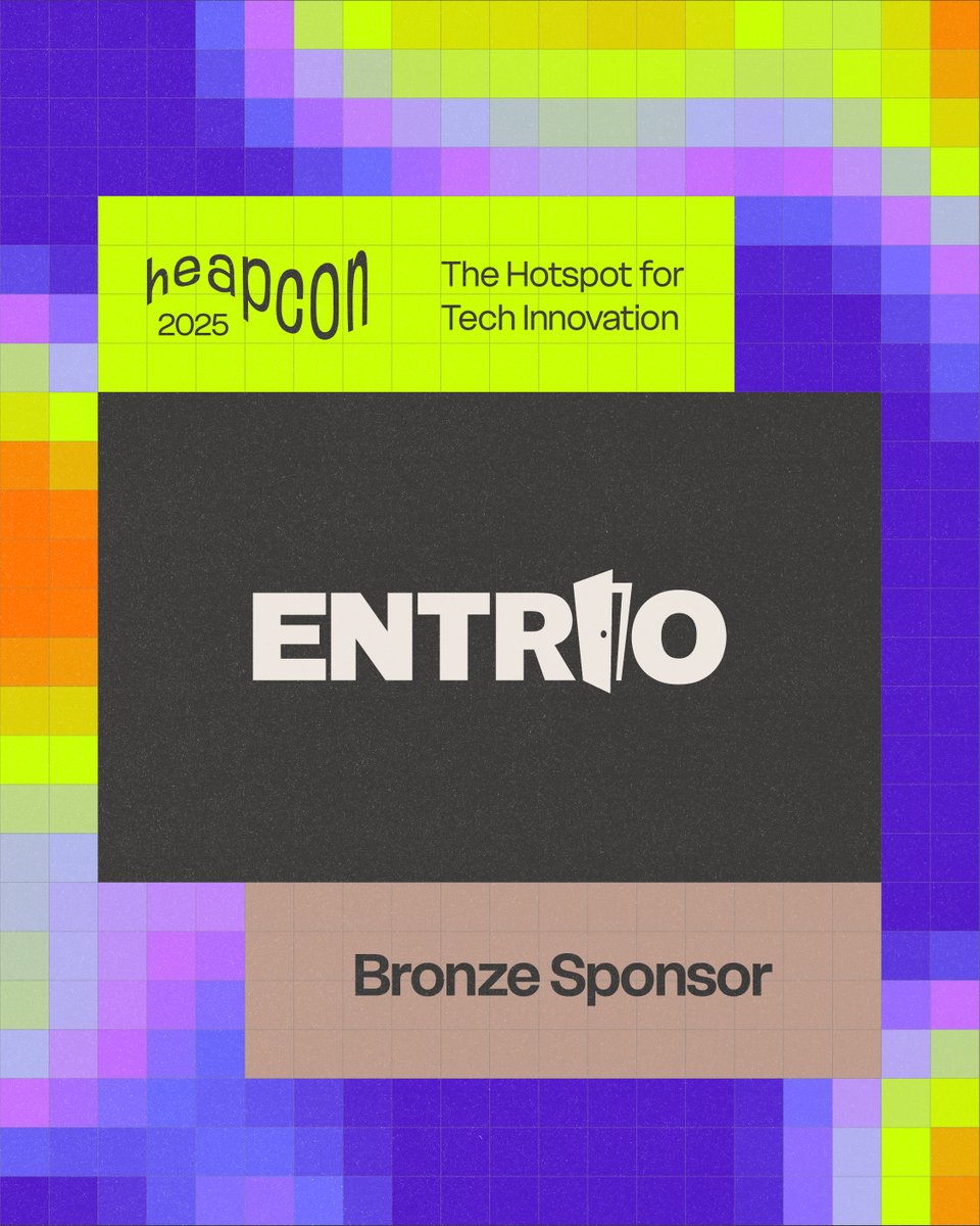 Heapconf's tweet image. Excited to have Entrio join #Heapcon2025 as Bronze sponsor!

The leading ticketing platform and first Event Intelligence agency in the region, Entrio helps organizers boost sales, make data-driven decisions, and deliver standout experiences.

#EventTech #sponsorappreciation