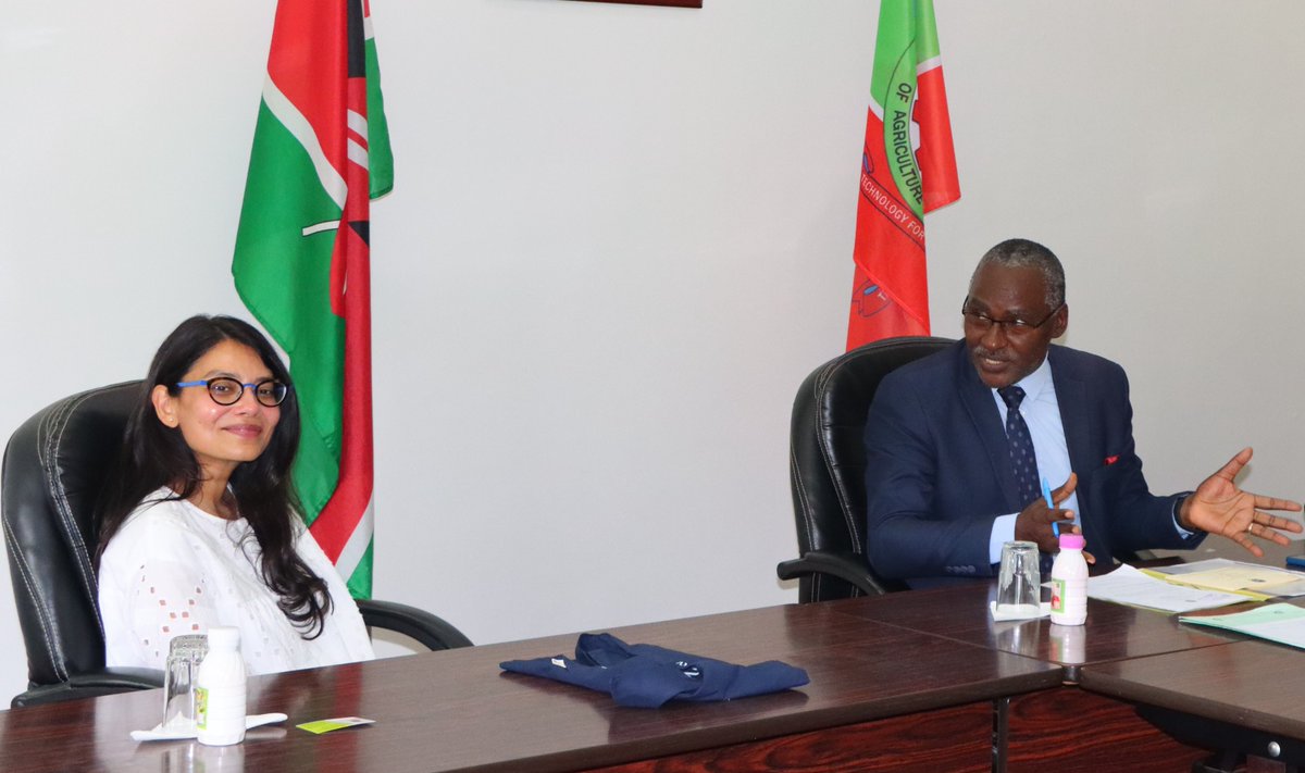 DiscoverJKUAT's tweet photo. JKUAT hosted a high-level delegation from The World Academy of Sciences (TWAS-UNESCO), marking a milestone in over a decade of collaboration aimed at advancing sustainable development through science and innovation in the Global South.

Led by Associate Programme Officer, Ms. Payal Patel, the delegation’s visit underscores the deepening ties between JKUAT and TWAS-UNESCO, organizations united in their commitment to fostering accessible education, ground-breaking research, and ethical innovation. ^DP

https://t.co/EXNOG7Sm5b
