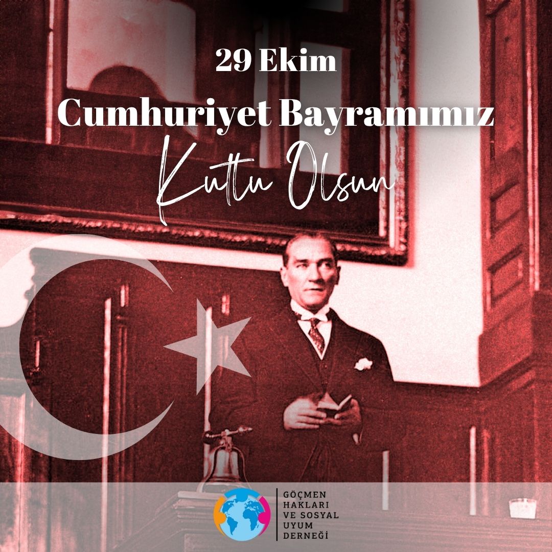 Geçmişten günümüze uzanan bu onurlu günü coşkuyla kutluyor; Cumhuriyetimizin kurucusu Mustafa Kemal Atatürk ve silah arkadaşlarını saygıyla anıyoruz.

29 Ekim Cumhuriyet Bayramımız Kutlu Olsun!

#29ekimcumhuriyetbayramı #29ekim