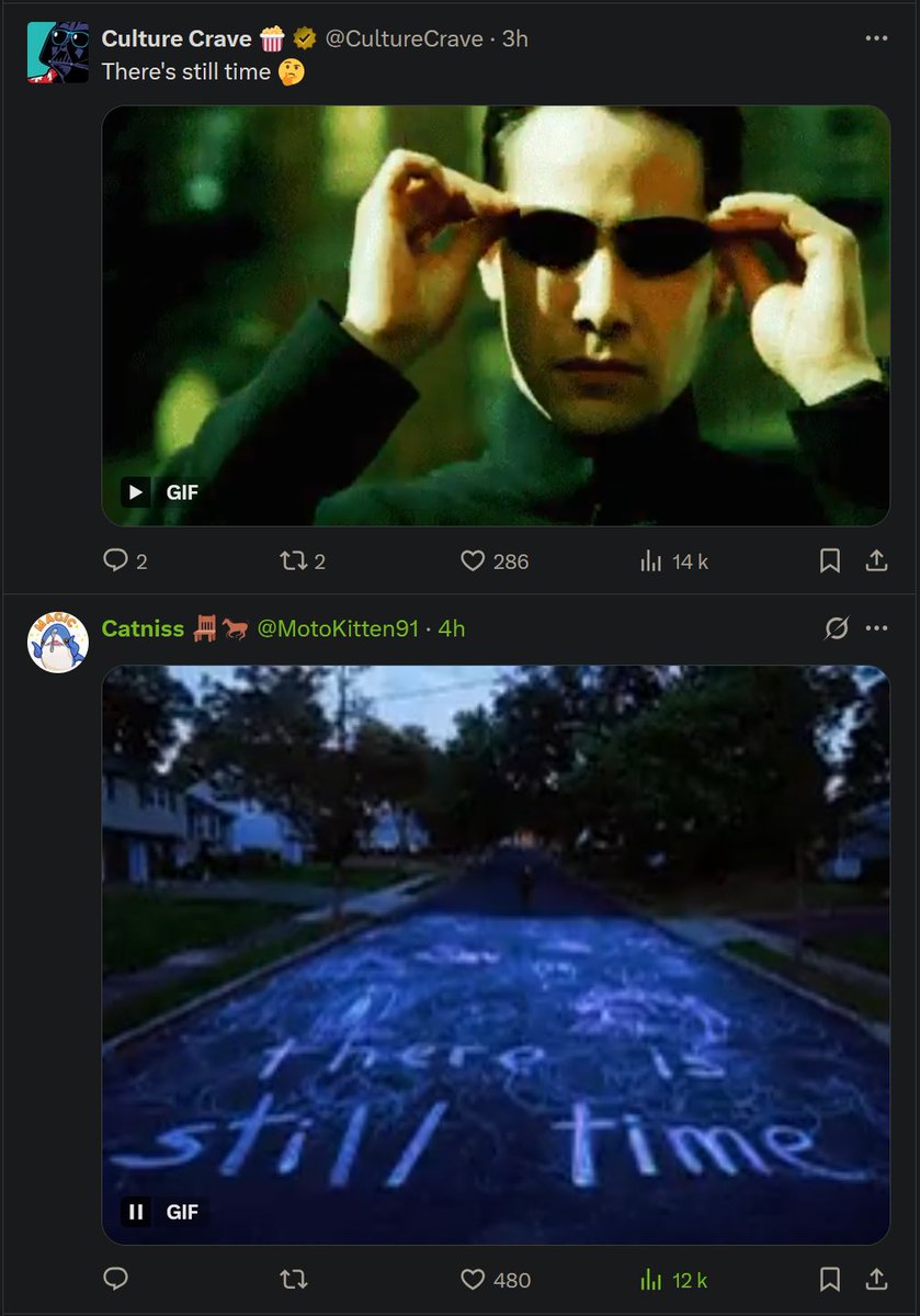 les deux types de réactions à ce post