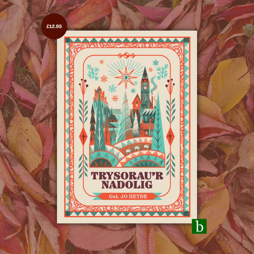 📣 Diwrnod cyhoeddi! 📣

Mae'r gyfrol eisoes wedi cyrraedd eich siop lyfrau leol, ond heddiw yw diwrnod cyhoeddi swyddogol Trysorau'r Nadolig, gol. <a href="/heyde_jo/">Jo Heyde Cymraeg</a> 🥳🎄🕯️Diolch i'r 20 bardd am eu cerddi arbennig ac i Karl James Mountford am ei waith celf hudolus. 

Ar werth rŵan! ✨✨