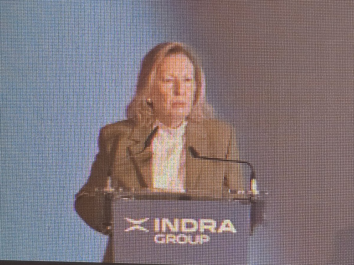 cogitimadrid's tweet image. #ConectaIngeniería/  @AmparoValcarce1, secretaria de Estado de Defensa, inaugura este encuentro donde @IndraCompany, pone en valor su papel en los Programas Especiales de Modernización de Defensa (PEM), de empresa tractora de la #industria de #defensa, incorporando nuevos socios.