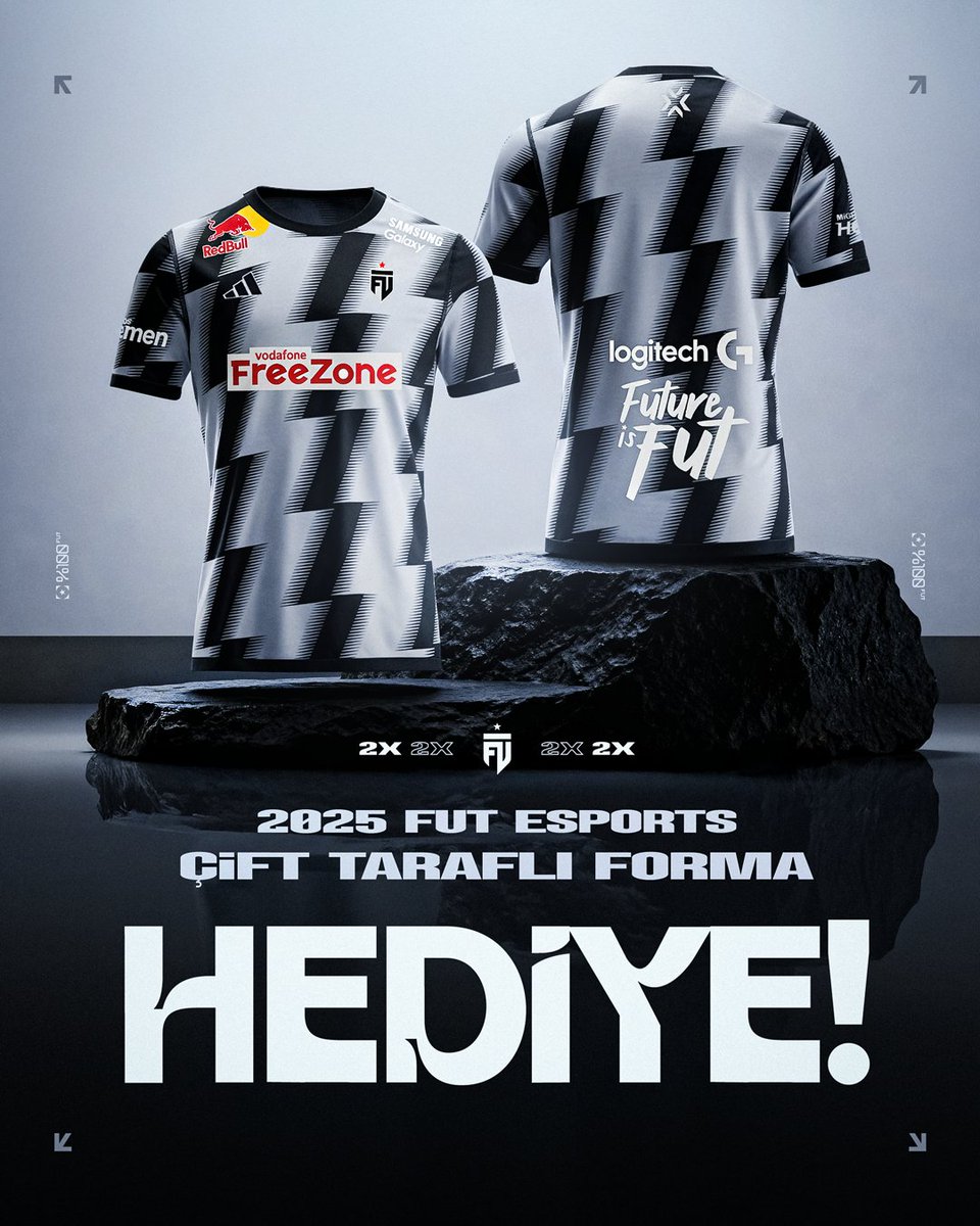 Cumhuriyetimizin 102. yılını kutlamak adına iki kişiye 2025 FUT Esports forması hediye ediyoruz! 🇹🇷

Katılmak için yapmanız gerekenler:
🔹 <a href="/FUTesportsgg/">FUT Esports</a>'i takip et,
🔹 İki arkadaşını yorumlara etiketle,
🔹 Gönderiyi yeniden paylaş.

*Kazanan kişiler 05.11.2025 tarihinde