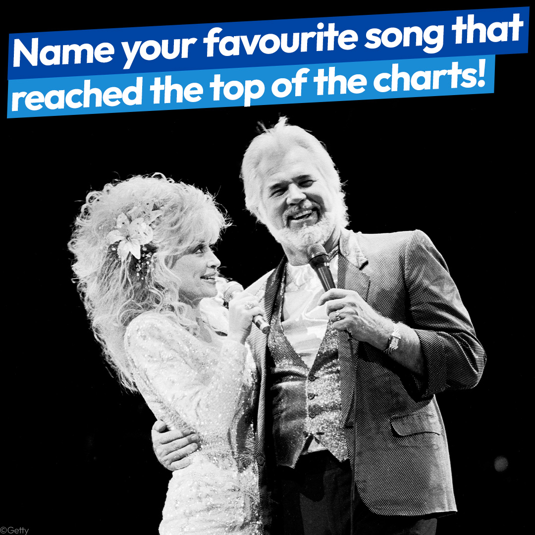 42 years ago Dolly Parton and Kenny Rogers were top of the charts with 'Islands in the Stream' 🎶 What is your favourite chart topping song?