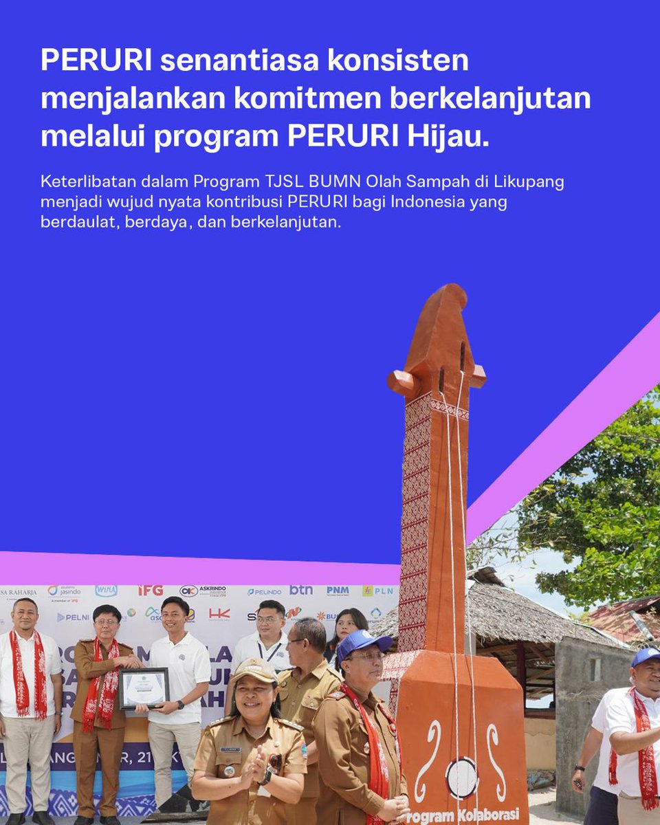 BrevisOfficial's tweet photo. PERURI dan 28 BUMN lainnya membangun sistem pengelolaan sampah berkelanjutan melalui Program Kolaborasi Olah Sampah. 

#PerusahaanTeknologiHighSecurity #InnovationforASovereignFuture #KemajuanBerdaulat #InovasiKeamananTinggi #PeruriGovTechIndonesia
#TrusteeOfSovereignty https://t.co/6LQ4f9TNA8