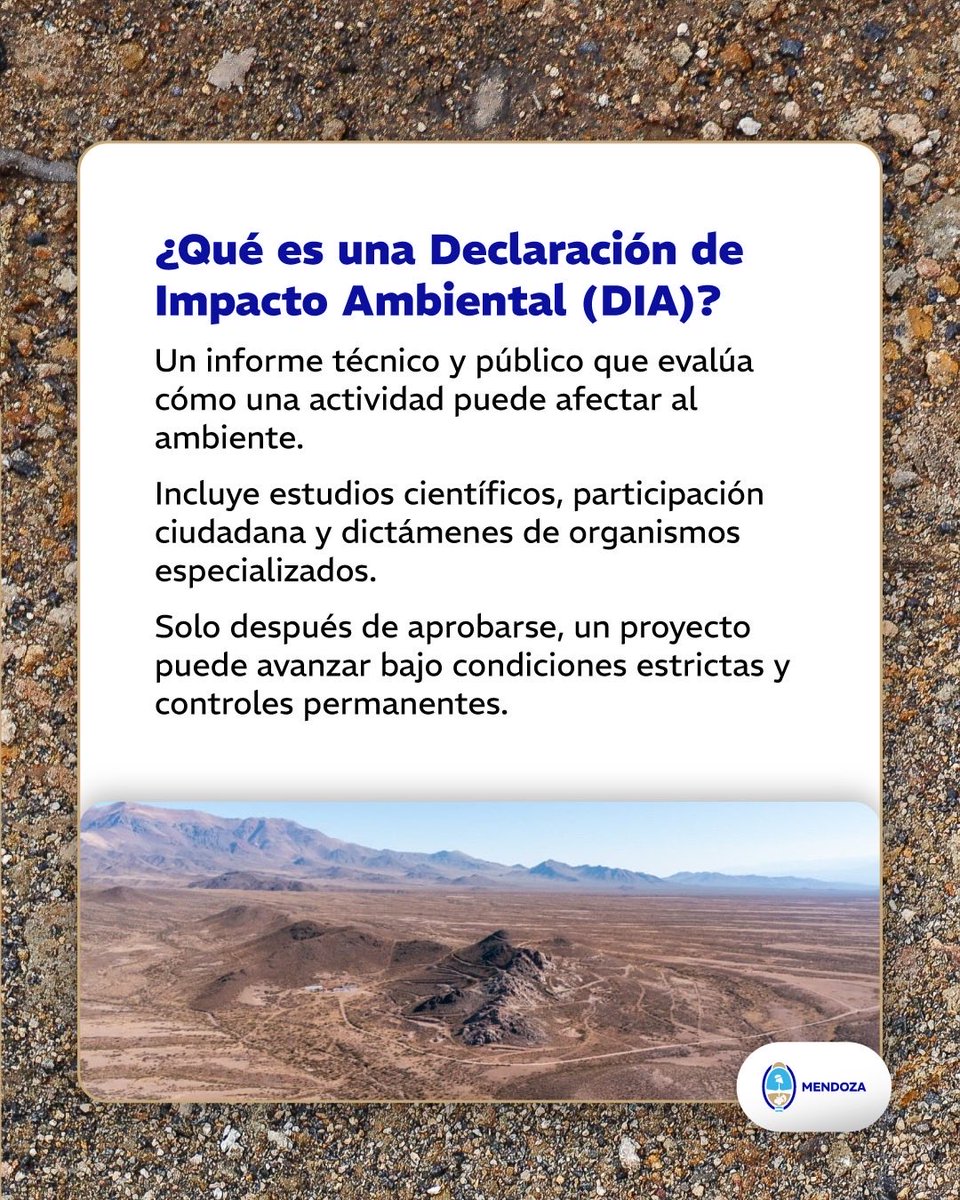 alfredocornejo's tweet photo. La Declaración de Impacto Ambiental del proyecto PSJ Cobre Mendocino es un paso importante para Mendoza, al cual llegamos después de un proceso serio con la intervención de 16 organismos sectoriales, el trabajo técnico de casi 100 profesionales y con una Audiencia Pública de diez días, con récord de participación ciudadana, y una instancia posterior de presentaciones escritas, donde se incorporaron más de 9.500 aportes al expediente.

Se elaboró un informe técnico que da respuesta a todas las intervenciones orales y escritas, consolidando un documento de casi 6.000 páginas de respuesta pública, disponible para consulta de cualquier interesado. Este proyecto representa mucho más que una inversión, es una oportunidad para generar empleo, ampliar la matriz productiva de la provincia y aprovechar nuestros recursos con responsabilidad.
 
La Declaración no implica una habilitación automática. Es una autorización con condiciones estrictas, controles permanentes y transparencia total. Así garantizamos que el desarrollo avance junto al cuidado del ambiente. Todos los documentos que integran el expediente y que tratará la Legislatura se encuentran disponibles para su consulta pública desde el inicio del proceso y pueden consultarse en la página del Ministerio de Energía y Ambiente: 
https://t.co/JLYCO4JENL 

Con más control, tecnología y participación, reafirmamos que este es el camino para construir una provincia más productiva, moderna y sostenible.