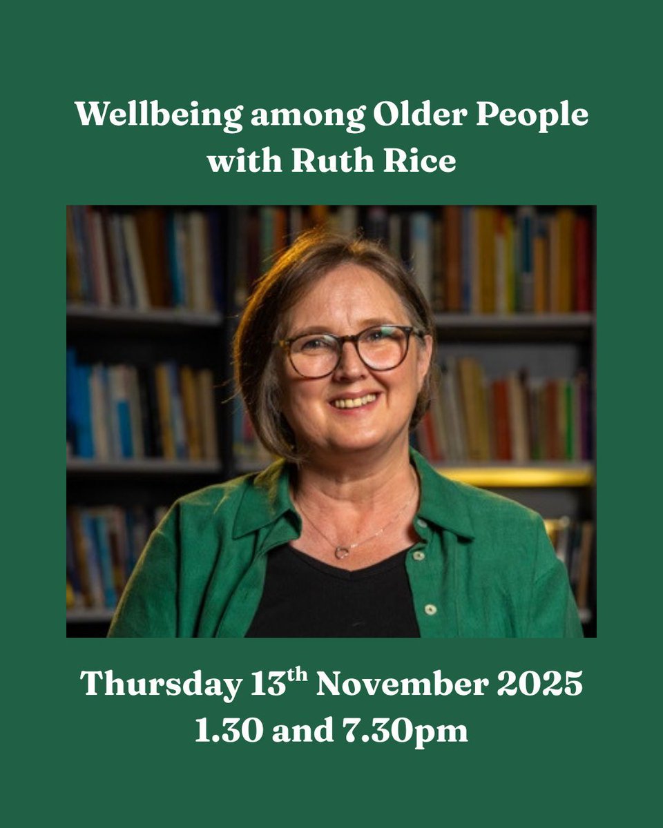 Now the clocks have gone back, darker days can affect wellbeing — especially for older people. 💚

Join our free online event “Wellbeing Among Older People” (Thu 13 Nov, 1:30 pm or 7:30 pm) for tips to support seniors.

👉 Book free via our website (link in bio)