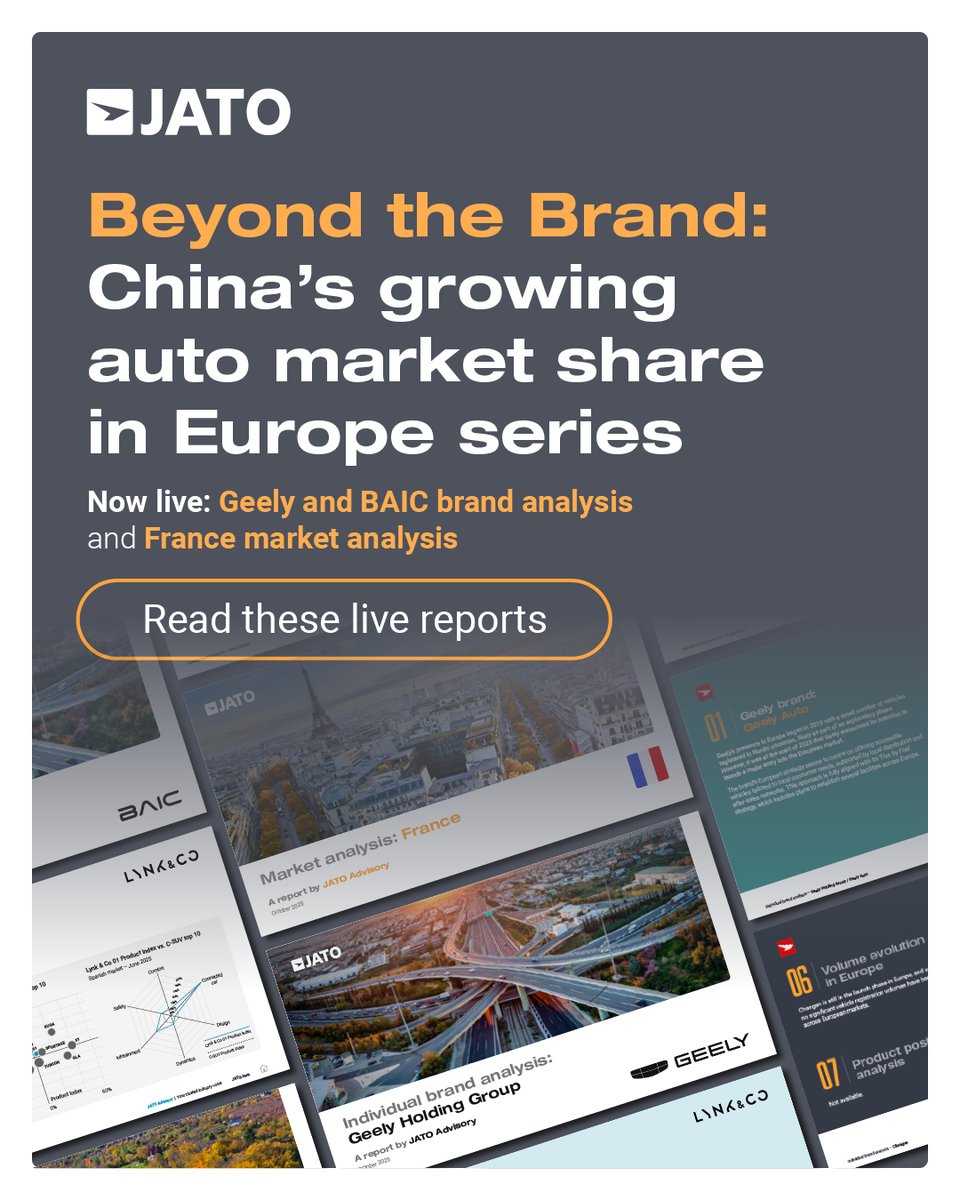 NOW LIVE: Geely, BAIC &amp; France reports in our Beyond the Brand: China's growing auto market share in Europe series.

Subscribe now: hubs.li/Q03QFJGN0

Next Wednesday (5th November): NIO brand analysis + Dongfeng brand analysis + Norway market analysis.