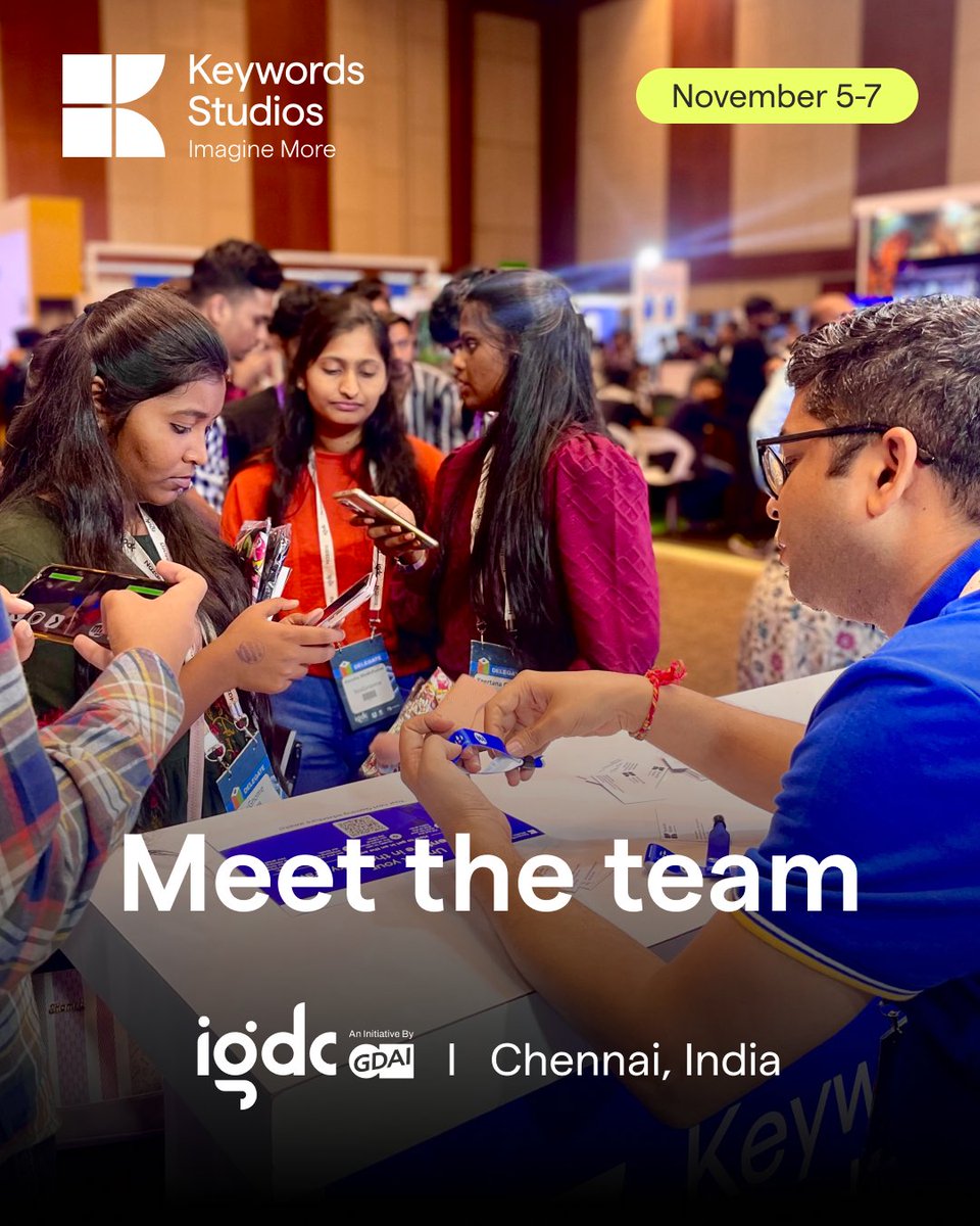 Our team from Lakshya Digital will be back at <a href="/theindiagdc/">IndiaGDC</a> - this time as the Diversity and Inclusion partner 💙

Game devs, artists, storytellers, students: visit us at booth number L1 in Chennai next week.

🗓️ Book a meeting now: loom.ly/3aUQcsA