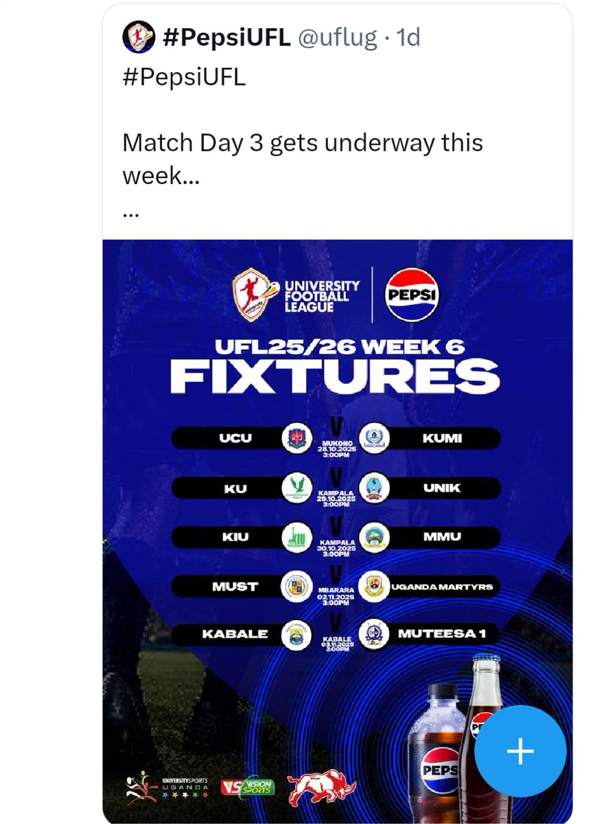 Yangmc5's tweet image. University Football League