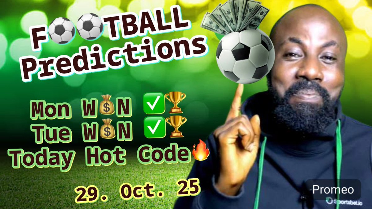 Mula Football predictions today 29/10/25 |Soccer predictions today Betting 
youtu.be/s2qGTNv-Hy8