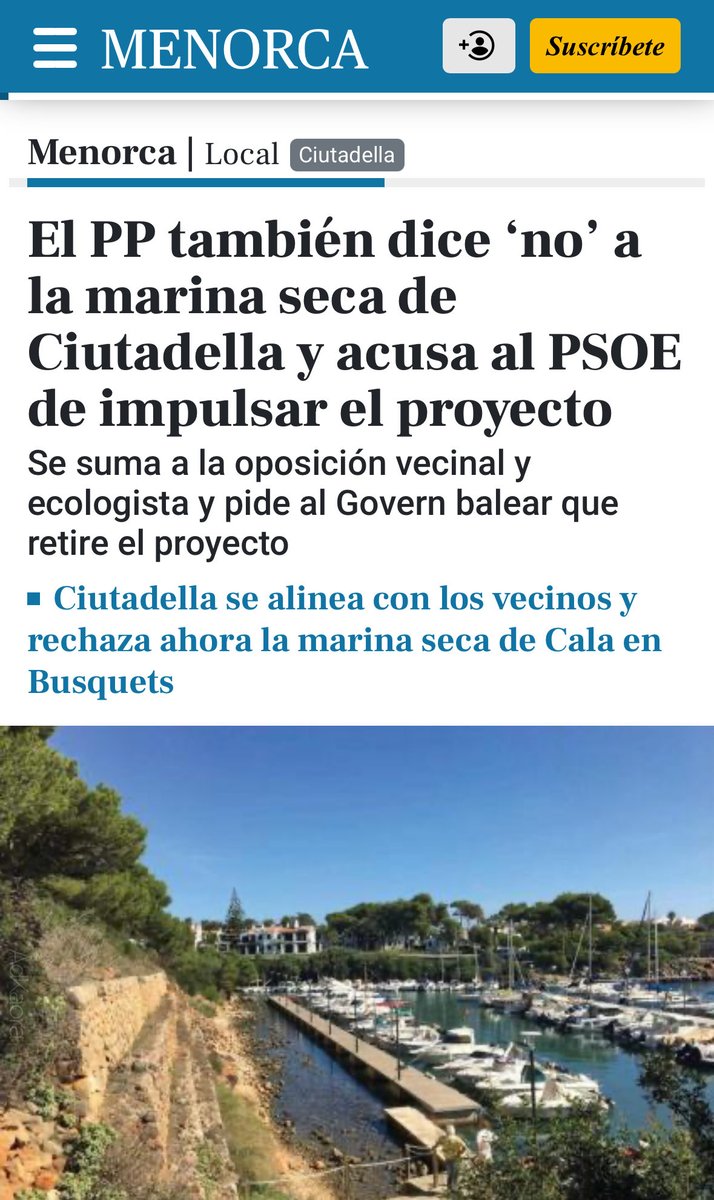 El 2023 es va aprovar es Pla General de Ports IB que contemplava una marina seca i va ser es conseller Marc Pons qui va adjudicar sa redacció el 2021.

On eren el PSM i el PSOE que ara tant a favor des vesins i es ecologistes estan? 

S’incoherència des socialistes no te límits🥀