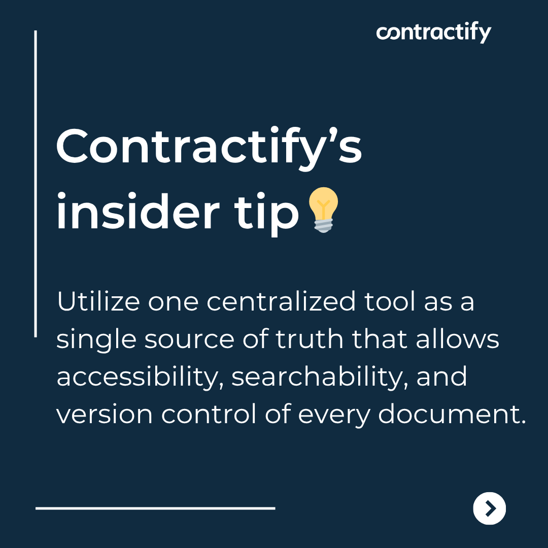 Contractify_'s tweet photo. Still searching for “the latest version”? 👀

If your contracts live in inboxes, shared drives, or local folders, your teams are wasting hours and risking compliance.

Read more about 6 common contract management mistakes in our latest blog post:  https://t.co/DjN1ZlQITb https://t.co/qIf4PKHlzn