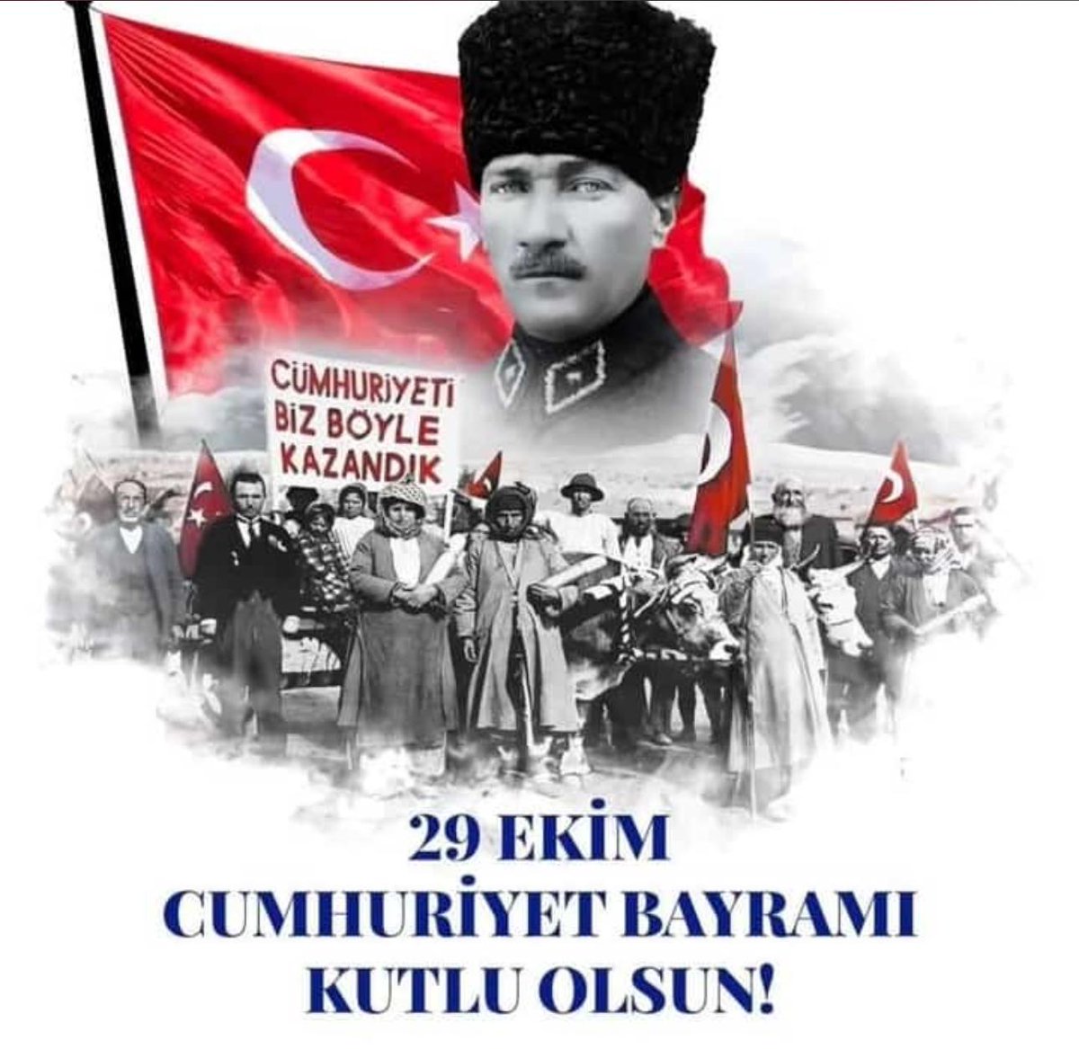 Aziz Milletimizin yazdığı bir destan olan #29EkimCumhuriyetBayramımız kutlu olsun...
Başta Gazi Mustafa Kemal Atatürk olmak üzere tüm gazi ve şehitlerimizi saygıyla anıyorum…
Ruhları şad olsun...
#29Ekim1923