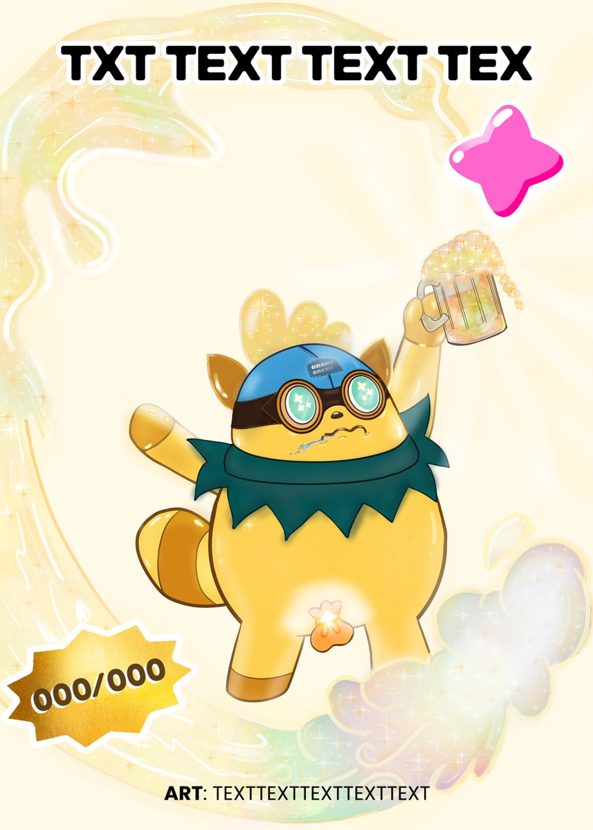 Hihi folks, here is my entry for the Grand Arena Art Contest.
I learned a ton drawing Mugsy, it was an amazing experience.
This card is based on the ability to get us drunk after a good enchanted beer brewed in the waters of Eggu Island.
Hope you like the art!

#Mugsy #GandArena