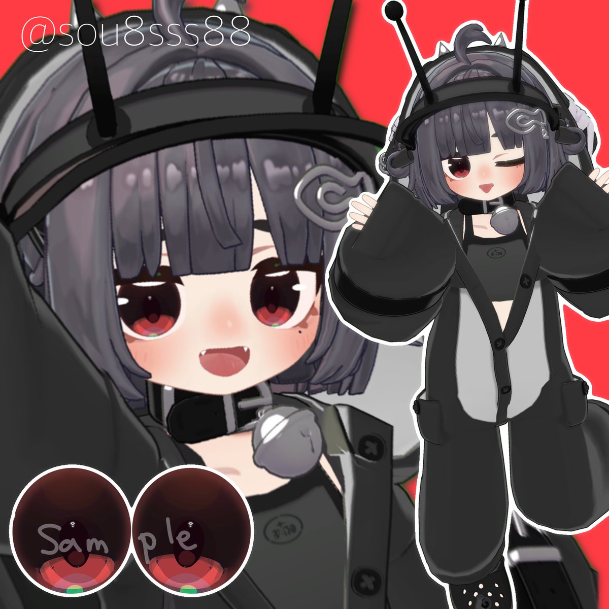 _Uni_vrc's tweet image. 遅れました！！！
販売開始しました〜

【無料/freeあり】BAMiの赤ばみtexture＆eyetexture | うに直売店 uni3inu.booth.pm/items/7508499 #booth_pm

#BAMi