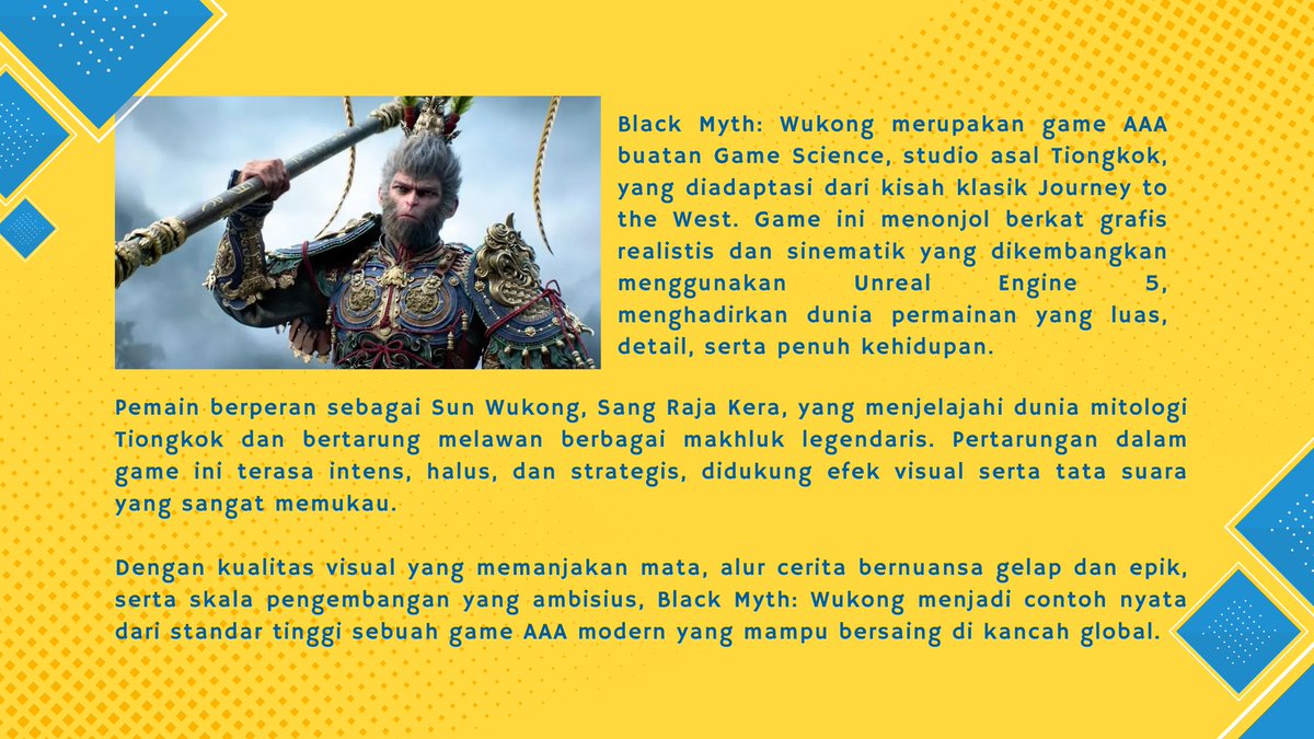 BinusGDC's tweet photo. Hi Gamers 🎮, disini kita akan membahas tentang perbedaan tentang game AAA dan game indie, penasaran perbedaannya apa saja ? 

Yuk kita lihat bersama sama di thread dibawah ini.
🧵 https://t.co/0PqfmGdMyz