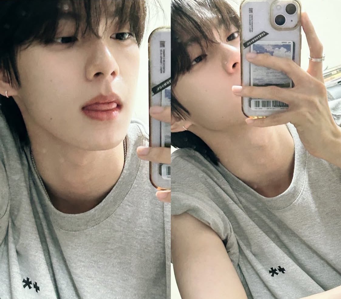 잠시만 립우 지금 혀 빼꼼하고 반팔 소매 
걷어올린 거 실화야?