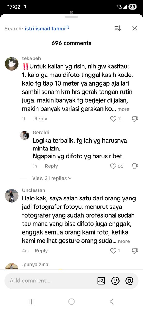 ismailfahmi's tweet photo. Seruuu... 

Diskursus ini nyasar ke TikTok  juga akhirnya. Mereka yg pro dg FG dan yg risih banyak kasih pendapat. 

Ini yg saya harapkan, dg postingan itu kita diskusikan secara terbuka. Dan harus ada ujungnya, yaitu aturan dan Code of conduct yg ditegakkan. 

https://t.co/Ns6cY2LoEN