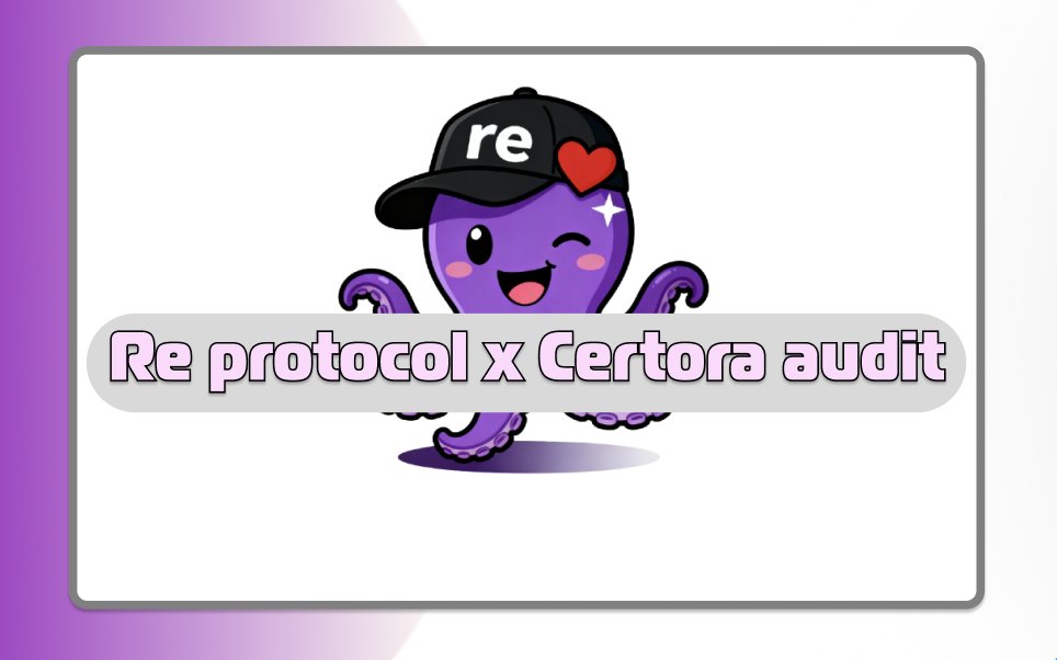 It looks like @ReProtocol is stepping up the game with their recent audit by <a href="/CertoraInc/">Certora</a> 

Every line of code matters, and this audit proves how critical the details are to keep protocols secure and scalable.

With formal verification backing them, Re is setting a new standard in