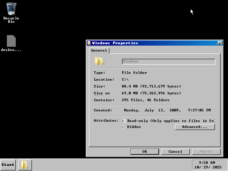 I have released a 69.0MB version of Windows 7 x86. 
You will need to provide your own system files to get even some of the most basic programs running. 

File list: pastebin.com/raw/RNbTCUG6
Download: archive.org/details/Win7-6…